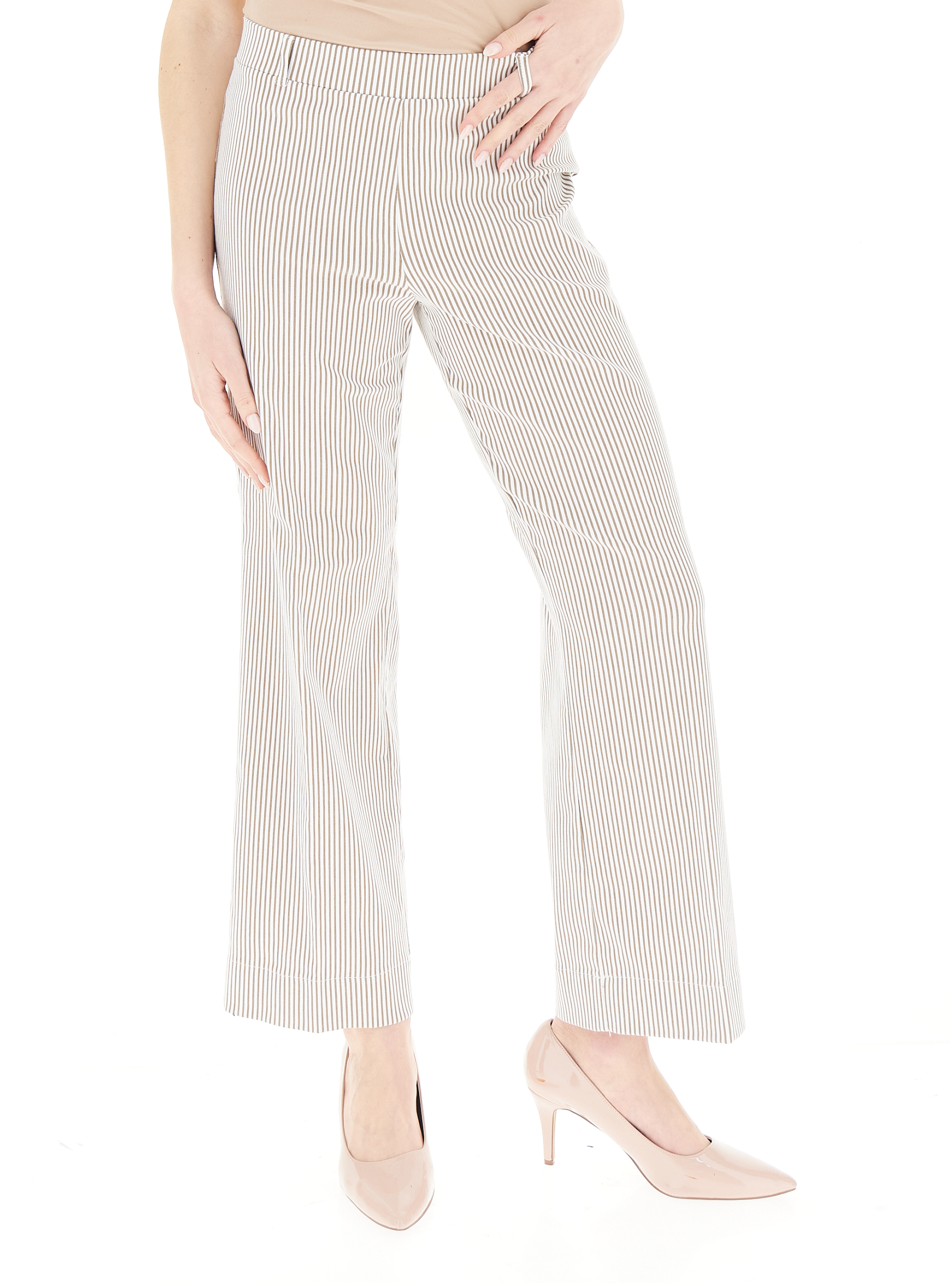 Pantalone flare BEIGE