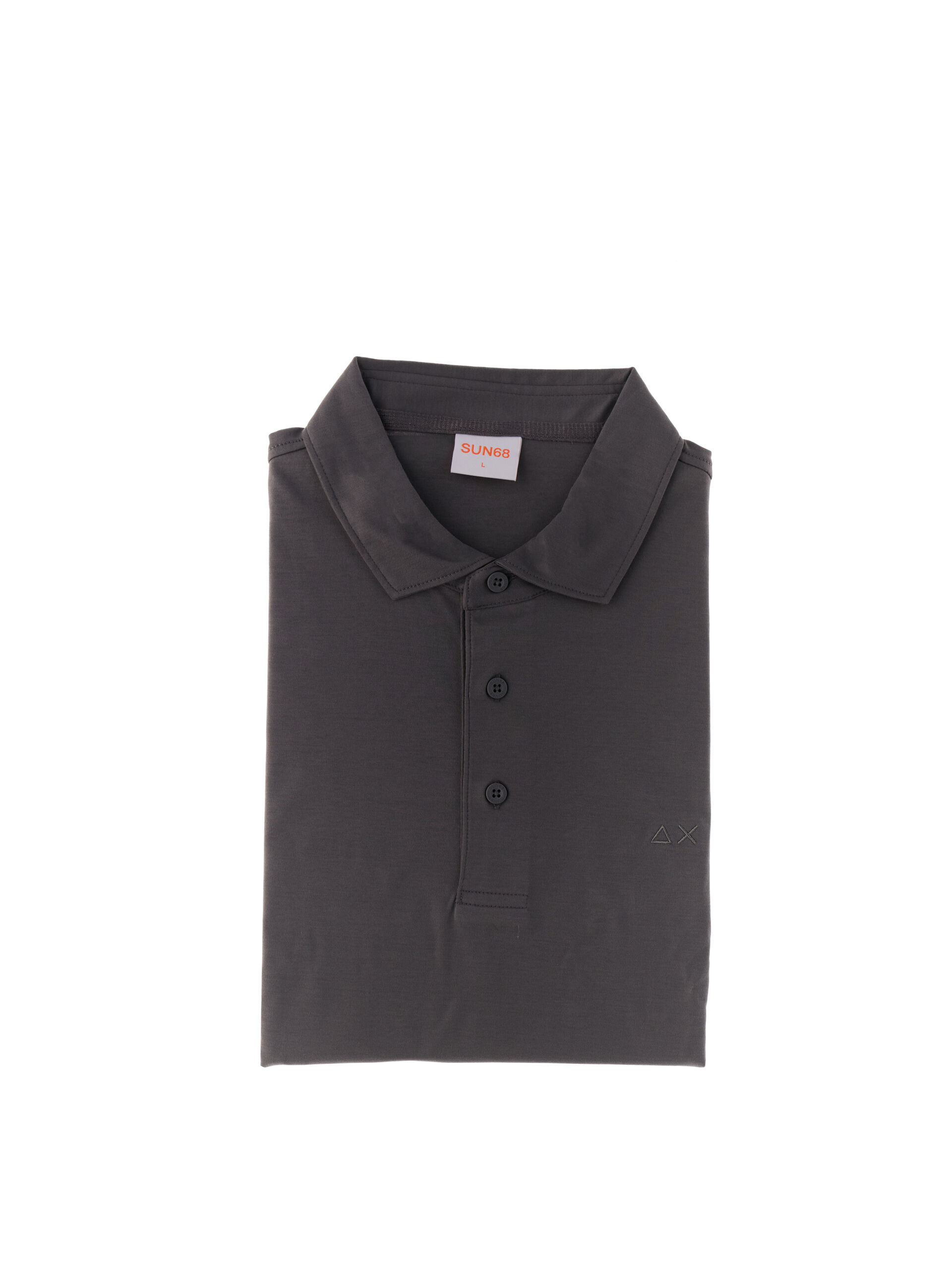 Polo maniche lunghe GRIGIO SCURO
