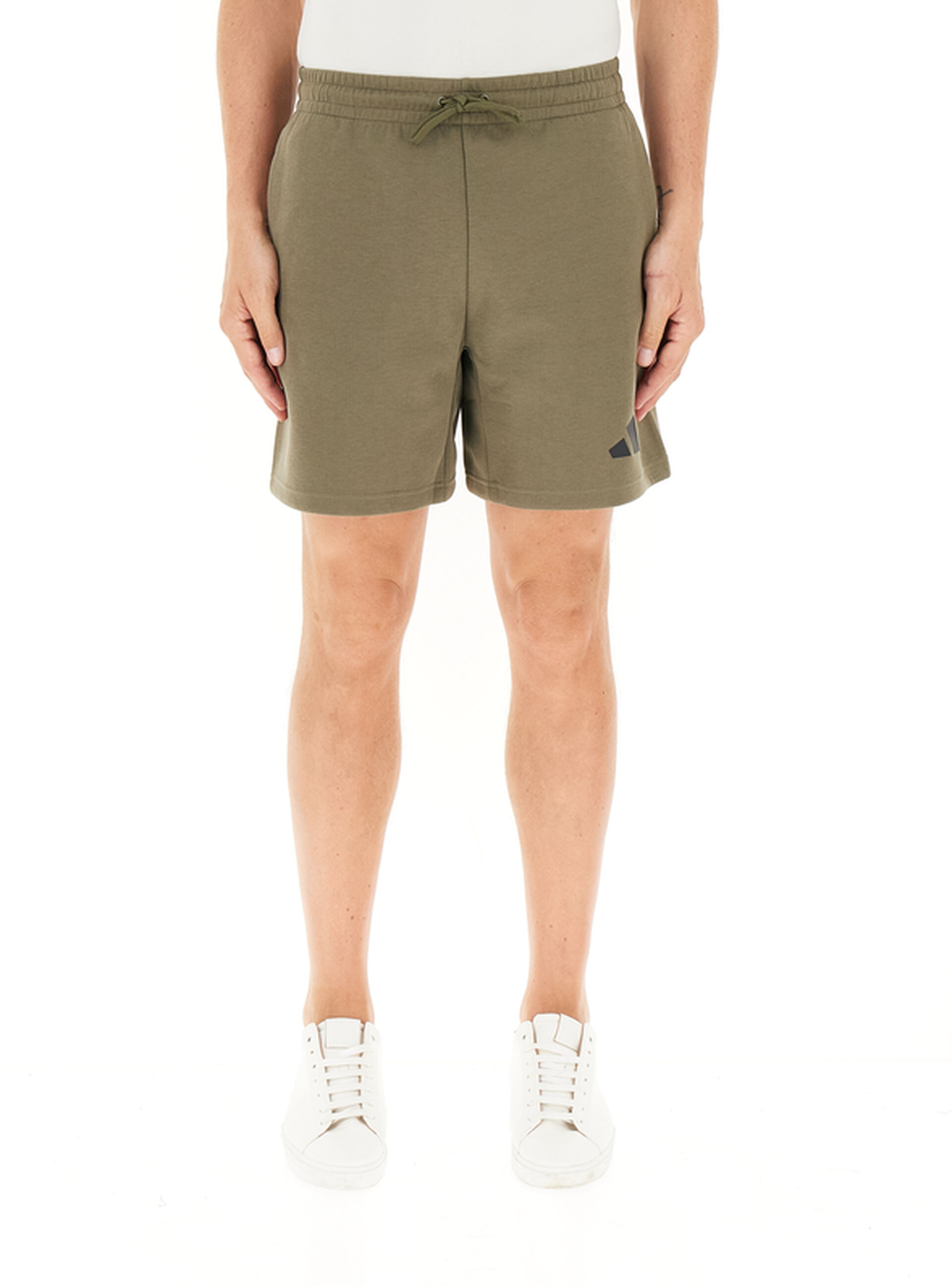 Bermuda in felpa VERDE OLIVA S
