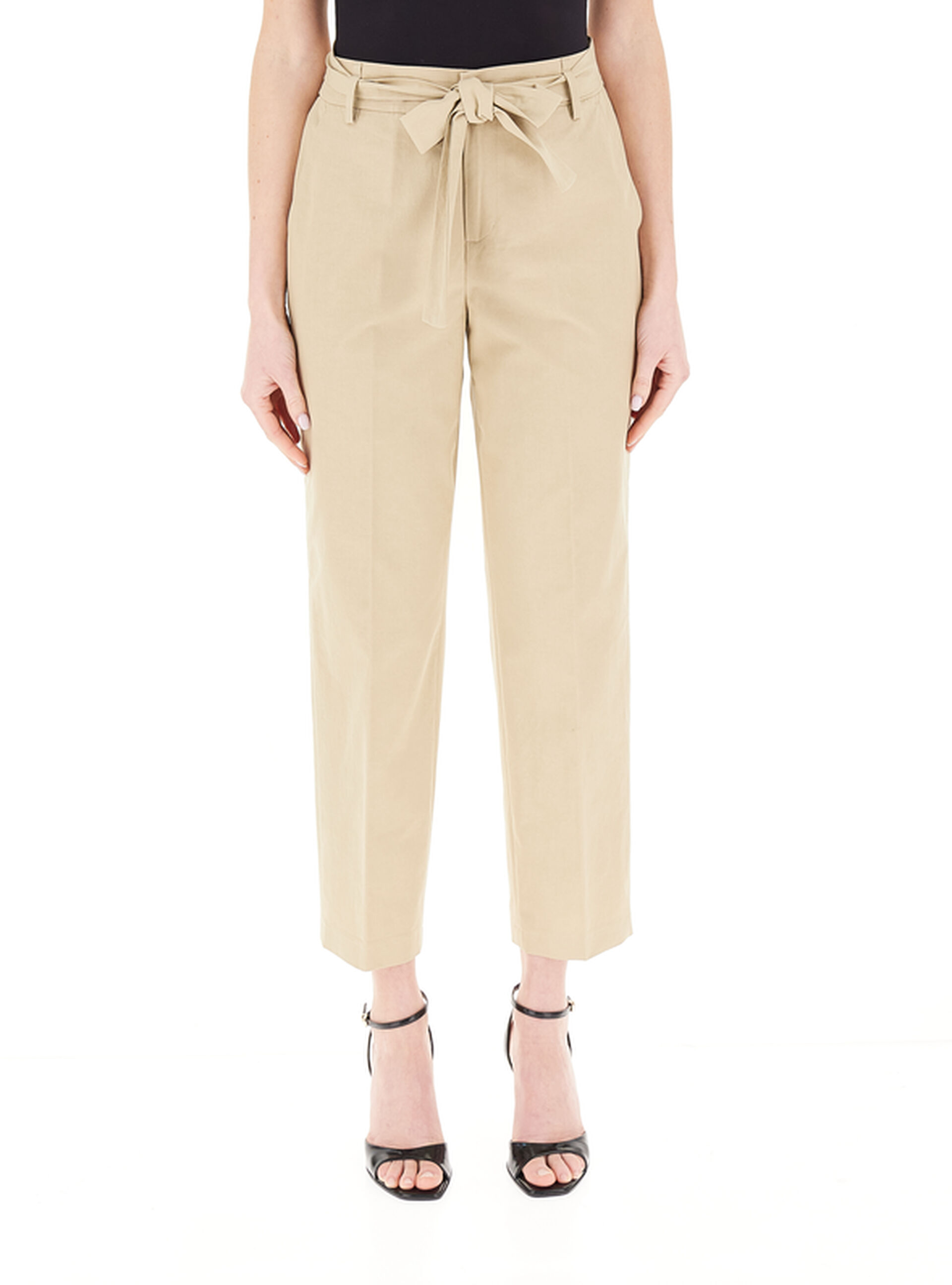 Pantalone con cintura LIU JEANS BEIGE 42