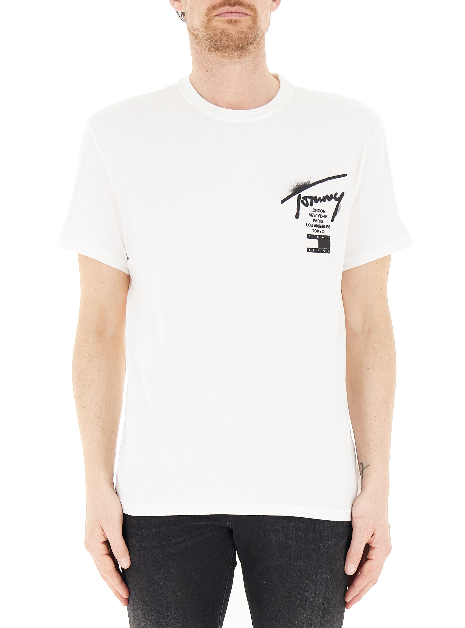 T-shirt girocollo BIANCO