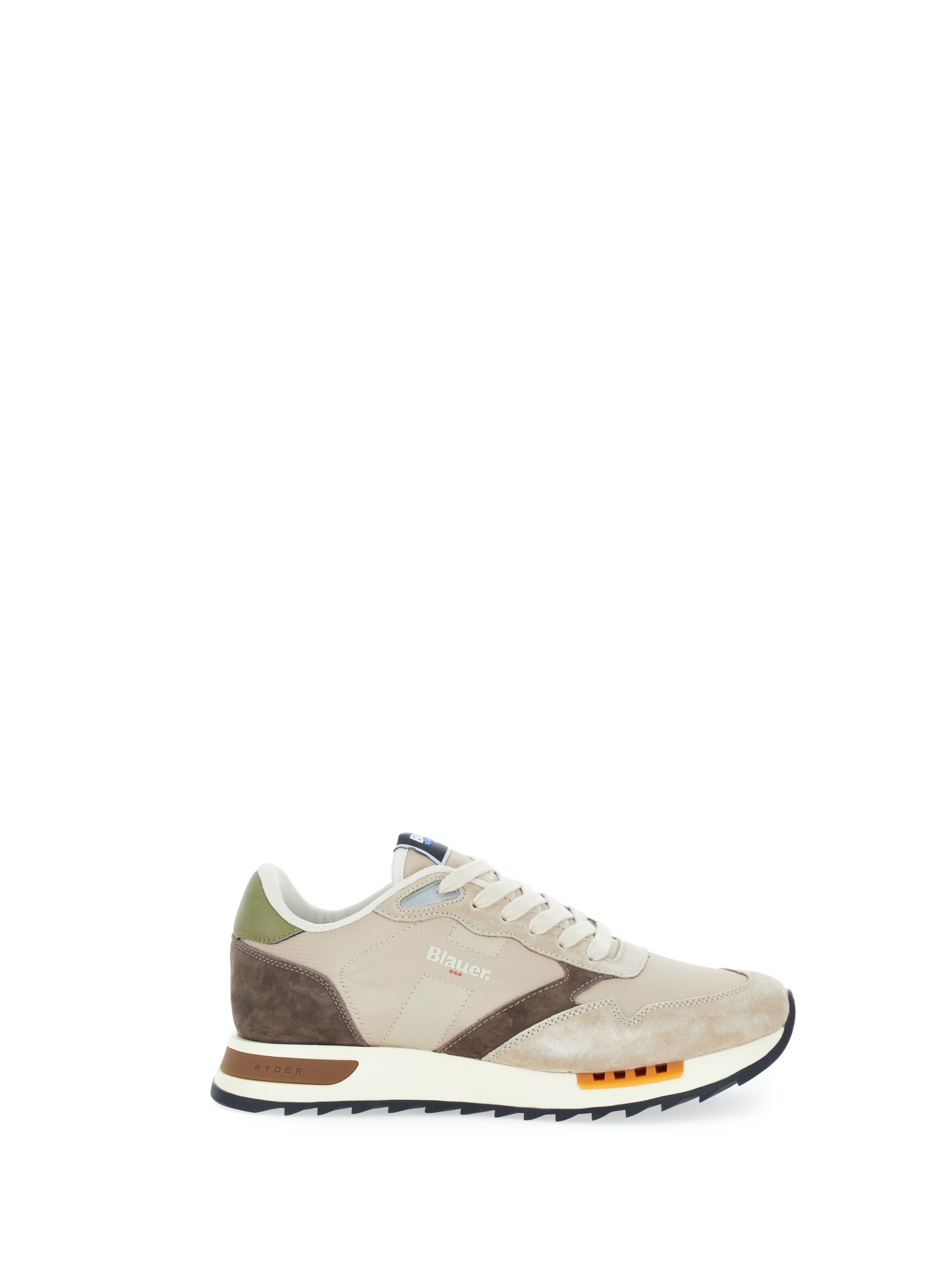 Blauer Sneakers in tessuto BEIGE