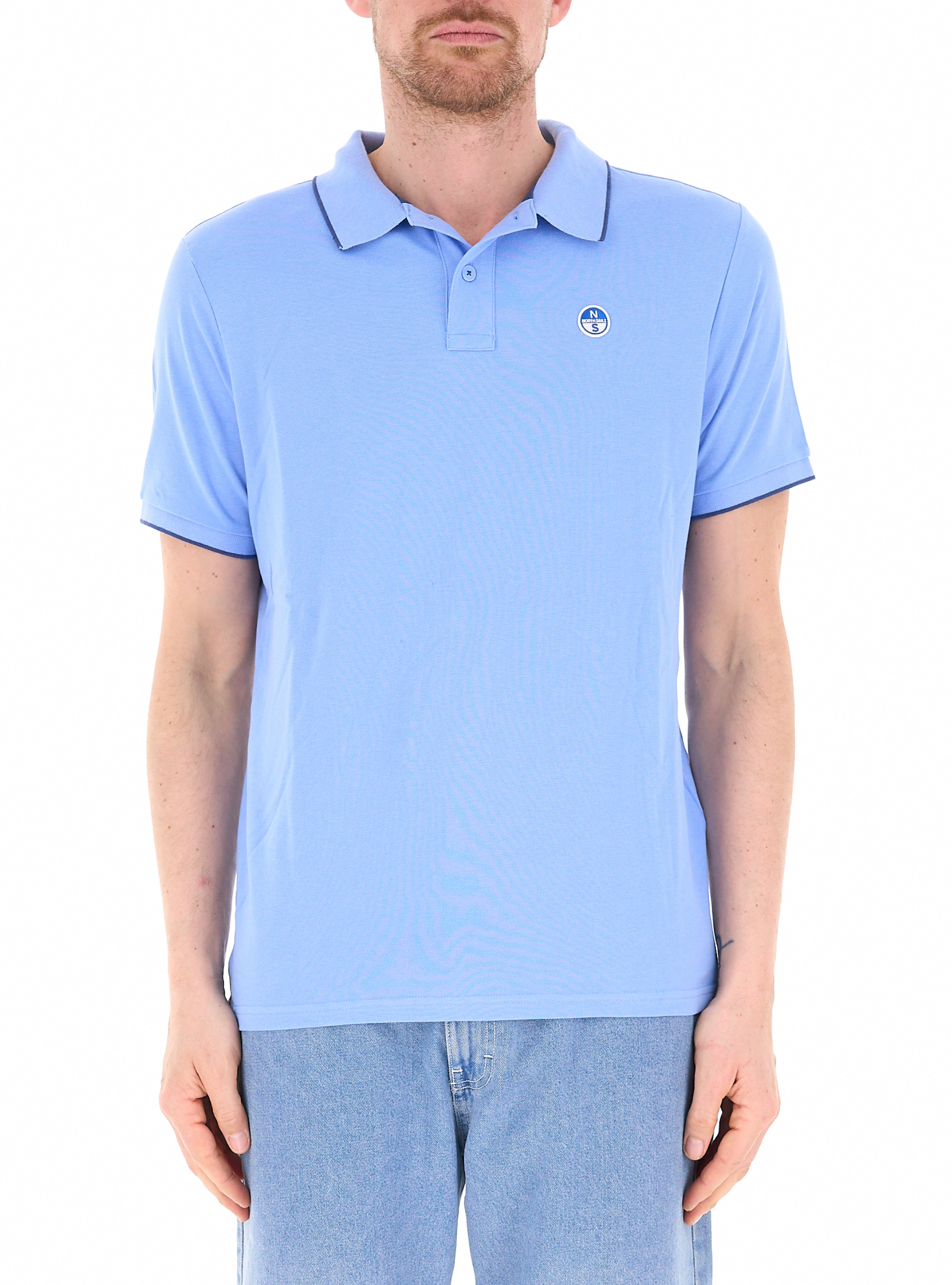 North Sails Polo in cotone AZZURRO