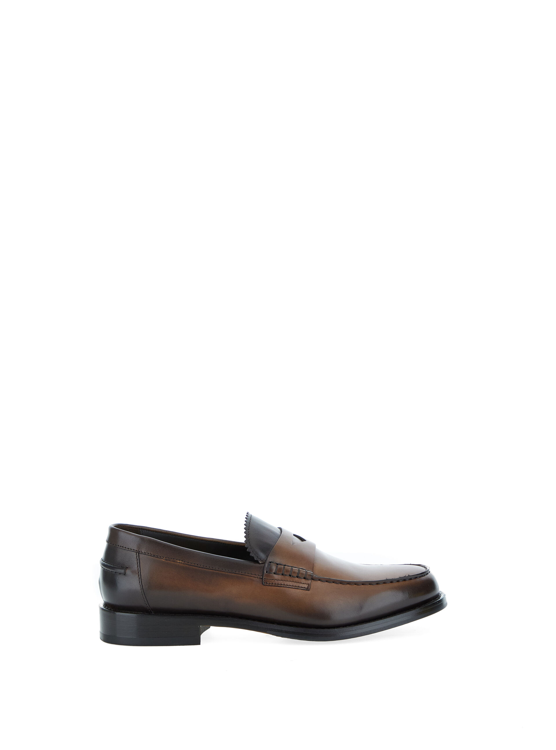 Mocassini in pelle MARRONE