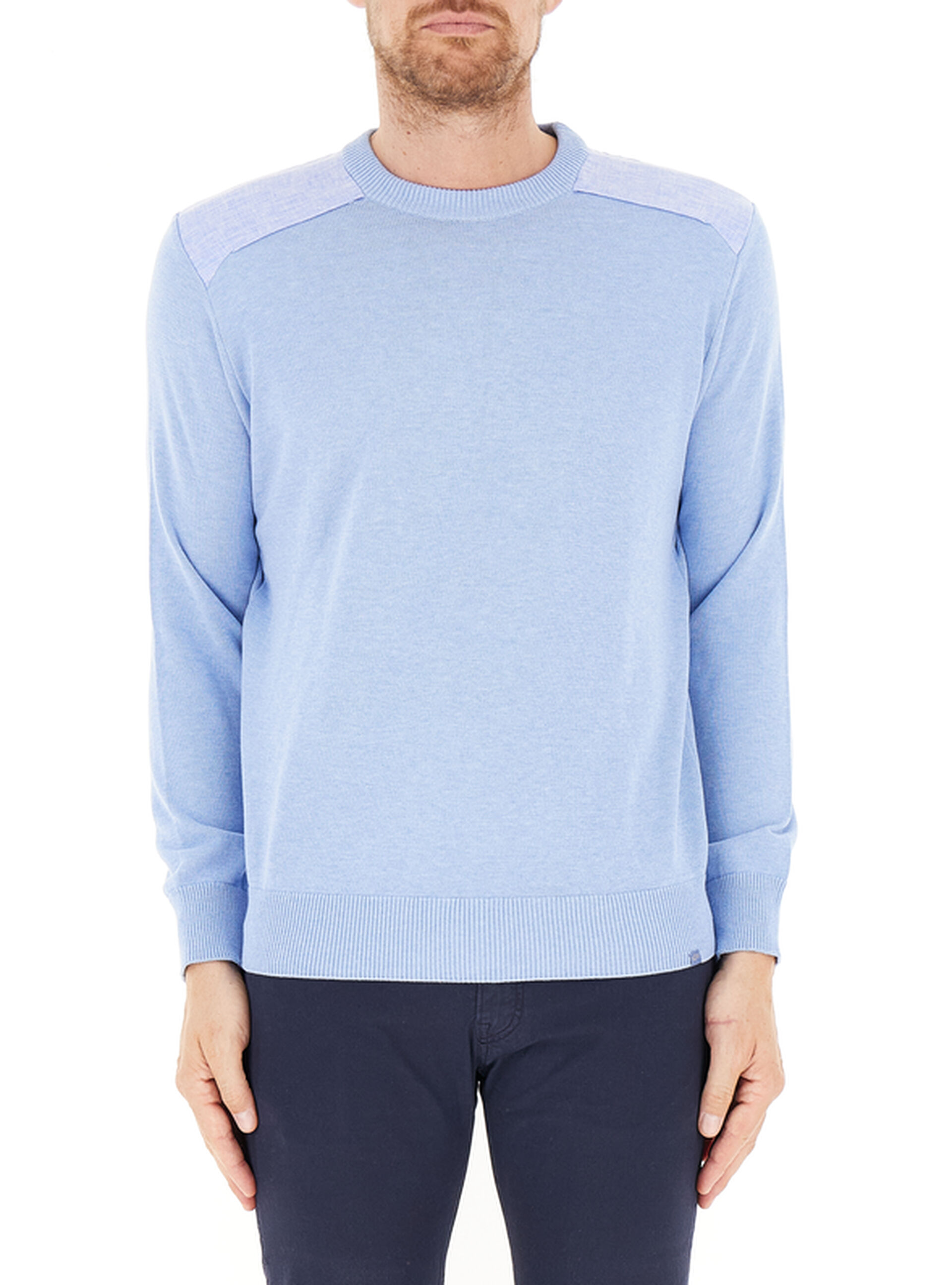 Maglia in cotone AZZURRO CHIARO