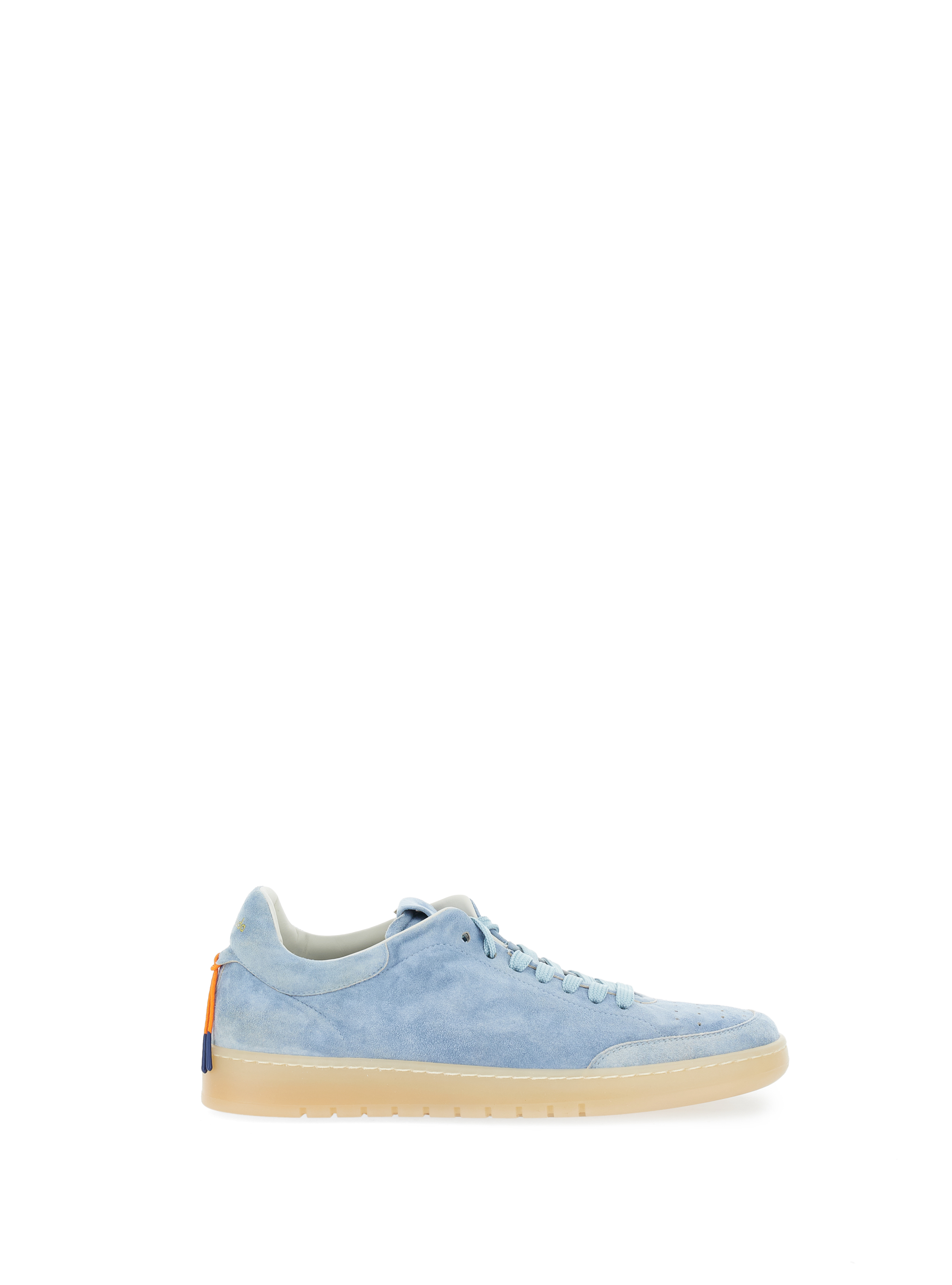 Sneakers pelle scamosciata AZZURRO