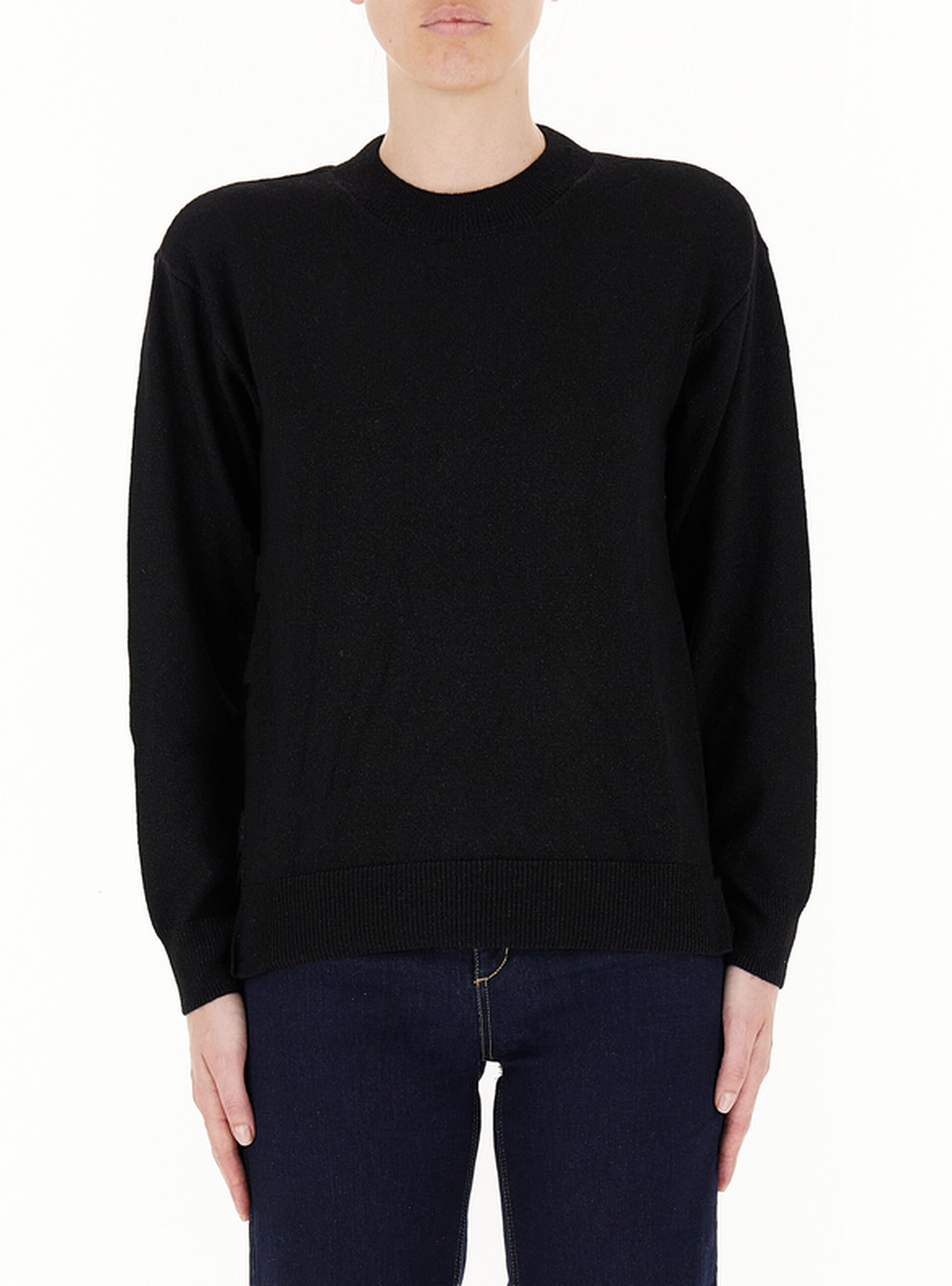 Maglione con lurex NERO