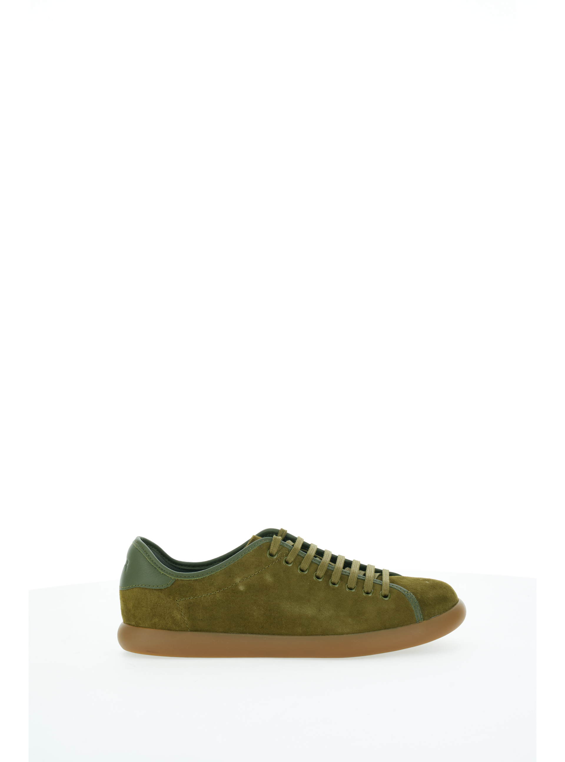 Sneakers in pelle VERDE OLIVA