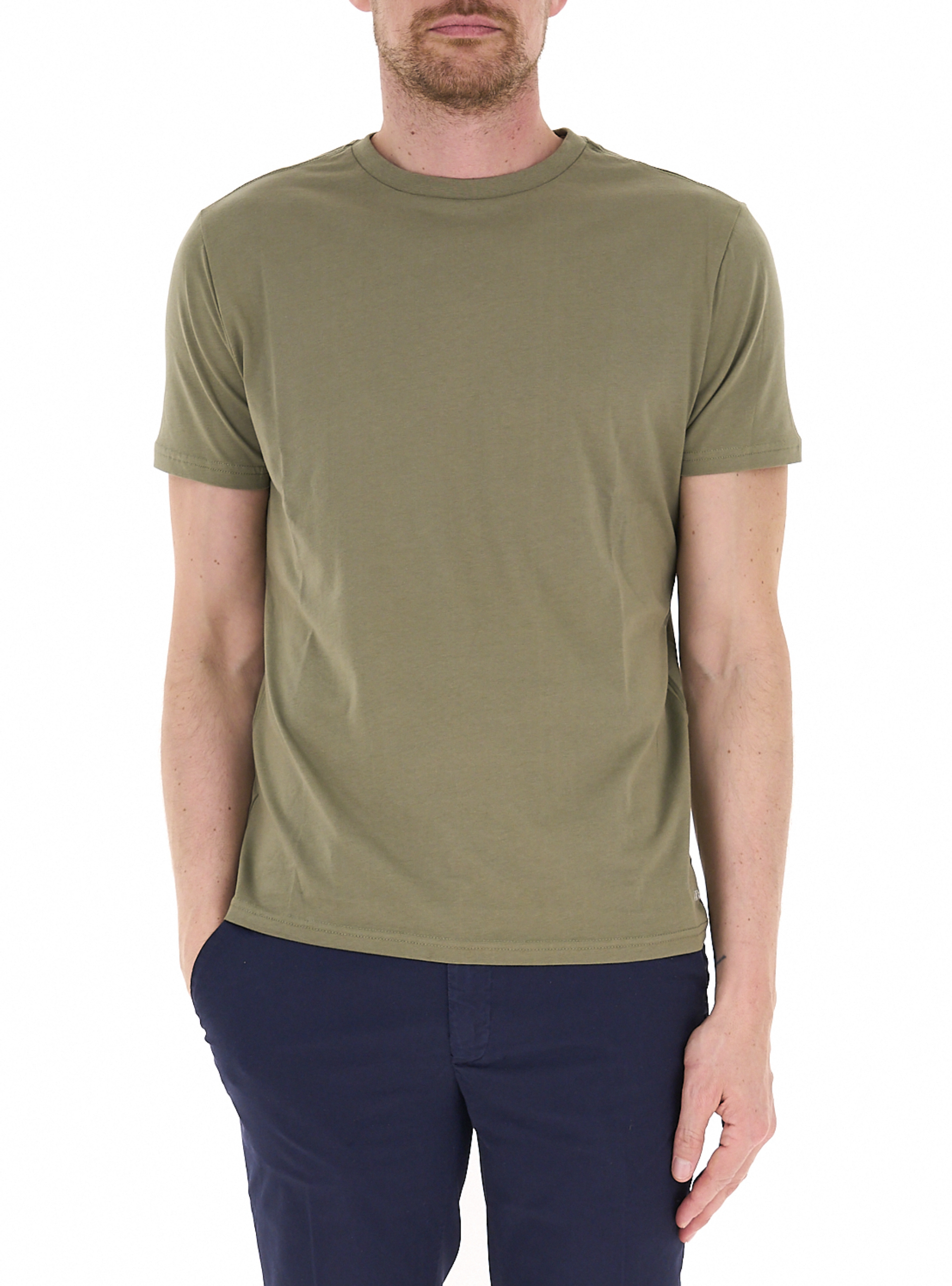 T-shirt girocollo VERDE OLIVA