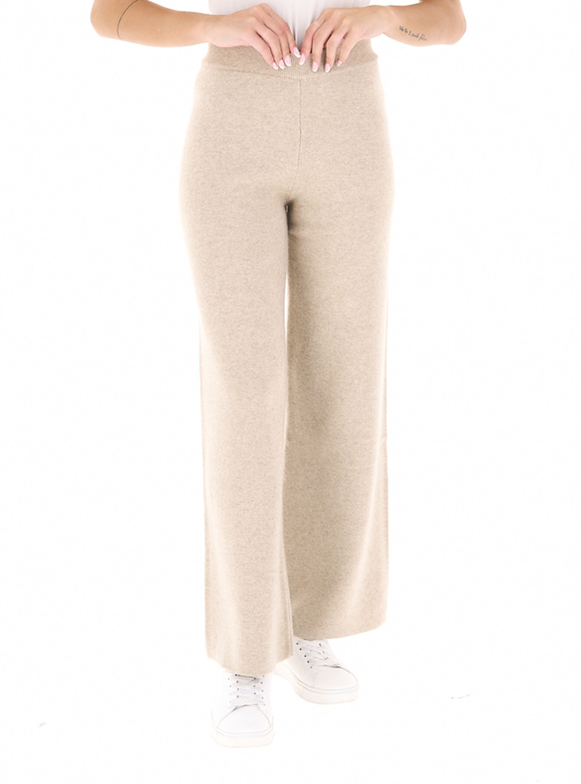 KOCCA Pantalone misto lana BEIGE L