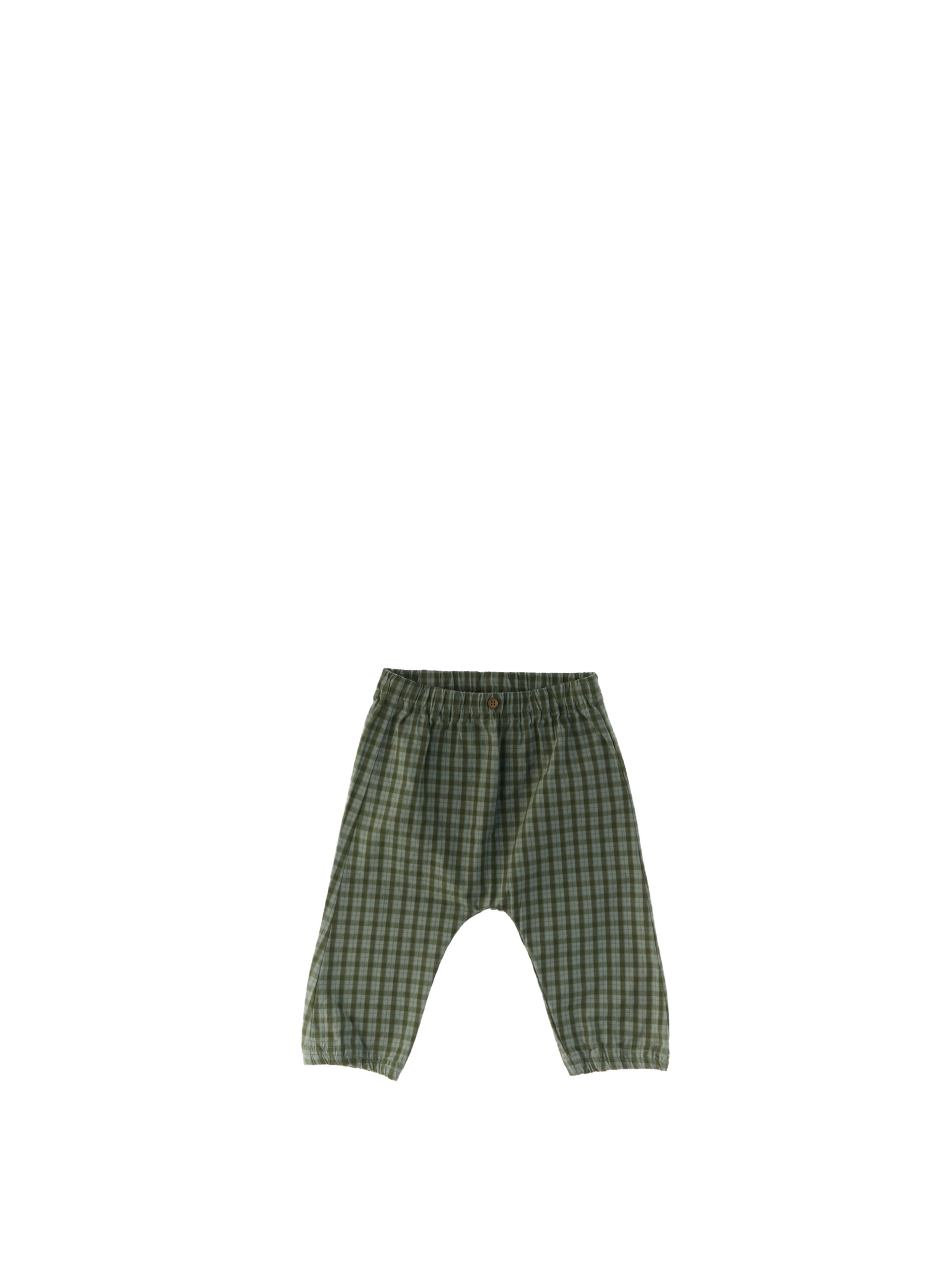Pantaloni in cotone VERDE MILITARE