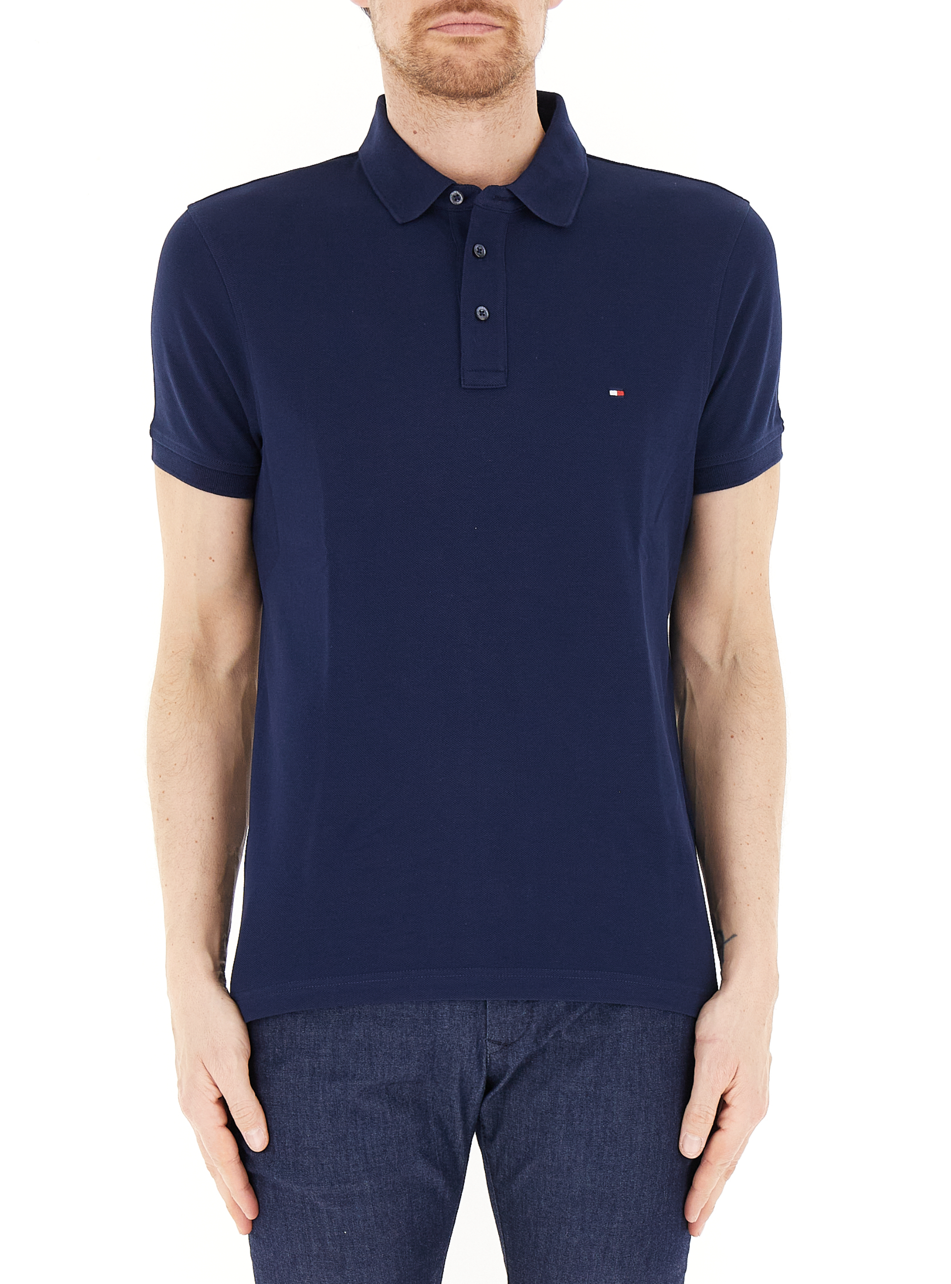 Polo in cotone BLU NAVY