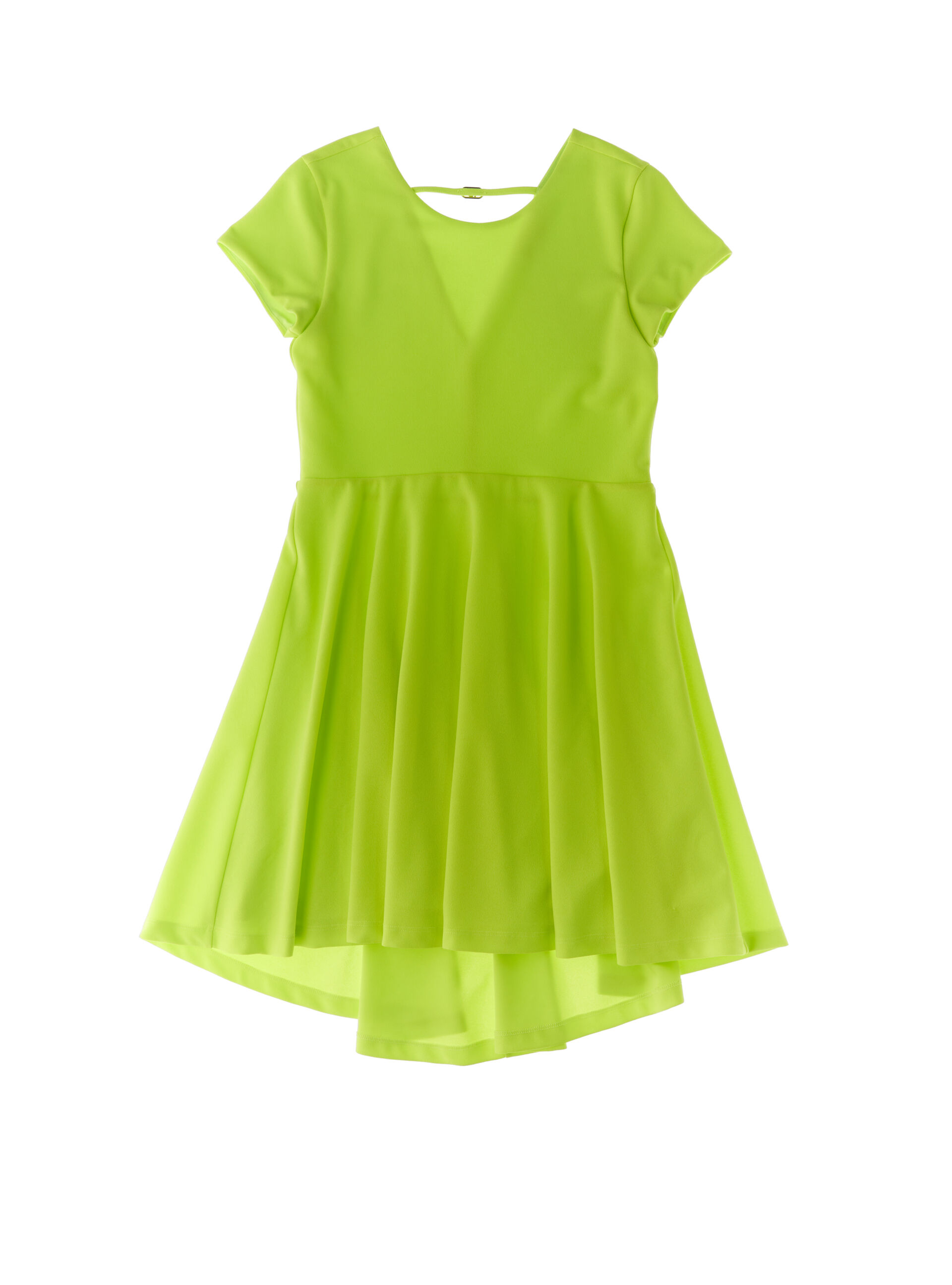 Abito scollo V JUNIOR VERDE LIME