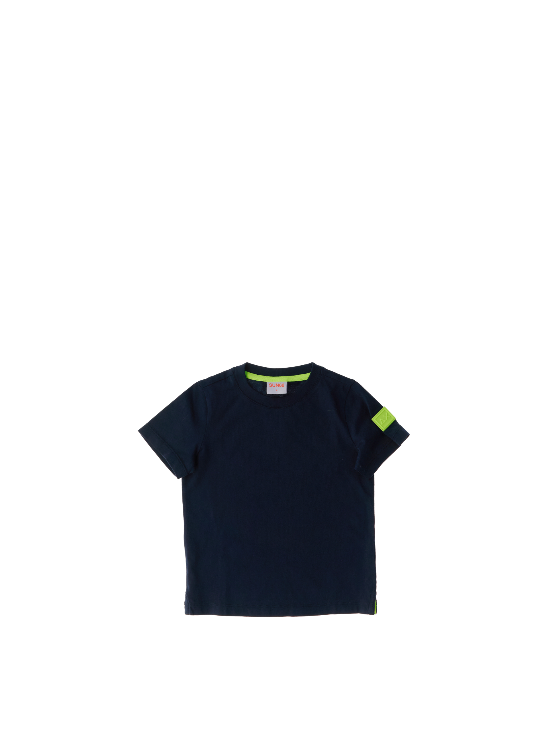 SUN68 T-shirt girocollo BLU NAVY