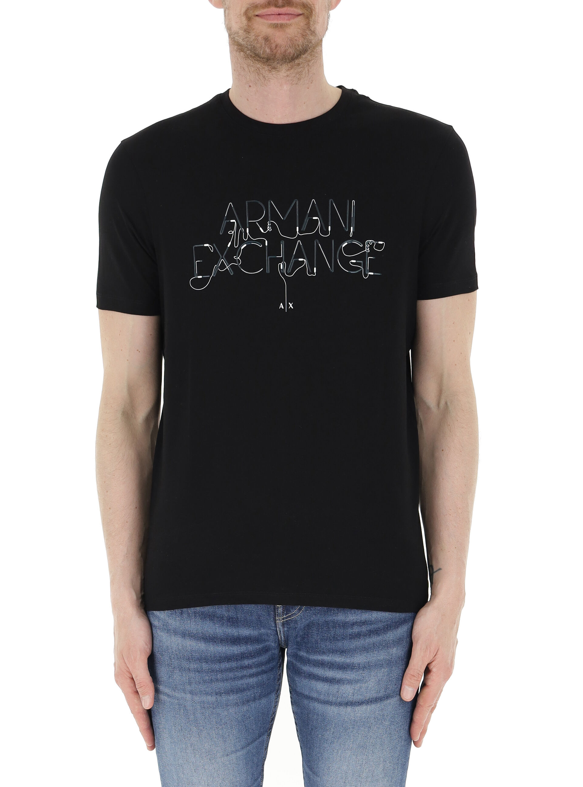 T-shirt con logo NERO