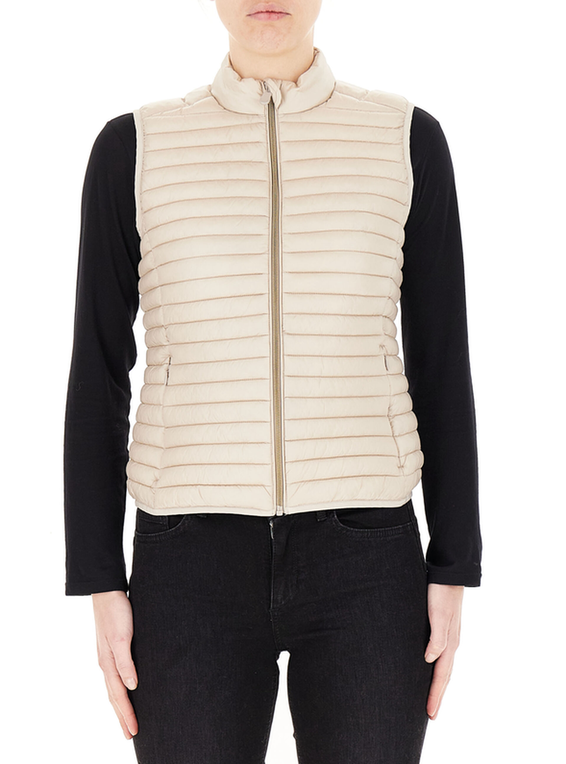 Piumino smanicato BEIGE 5