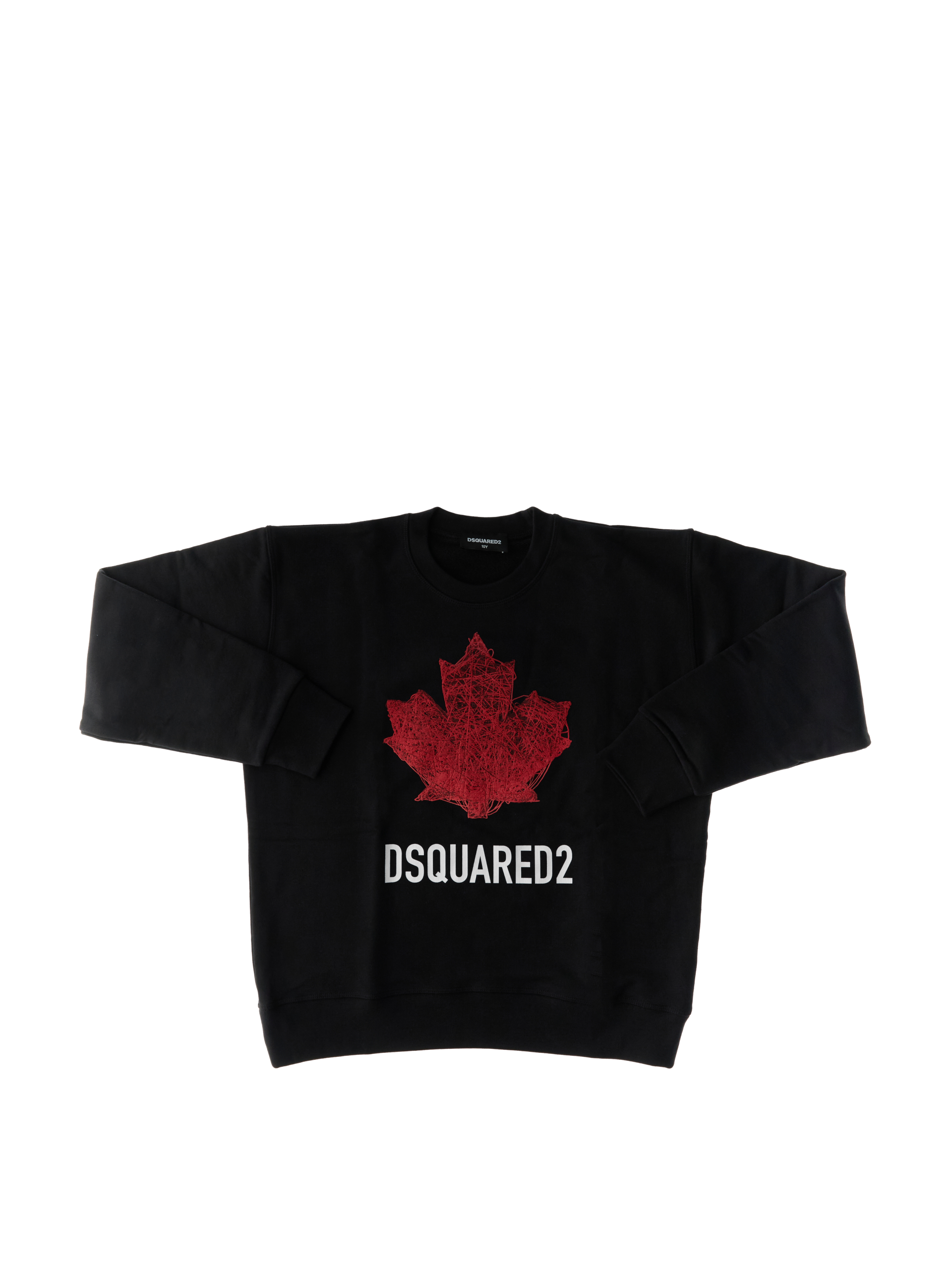 Dsquared2 Felpa girocollo NERO 16Y