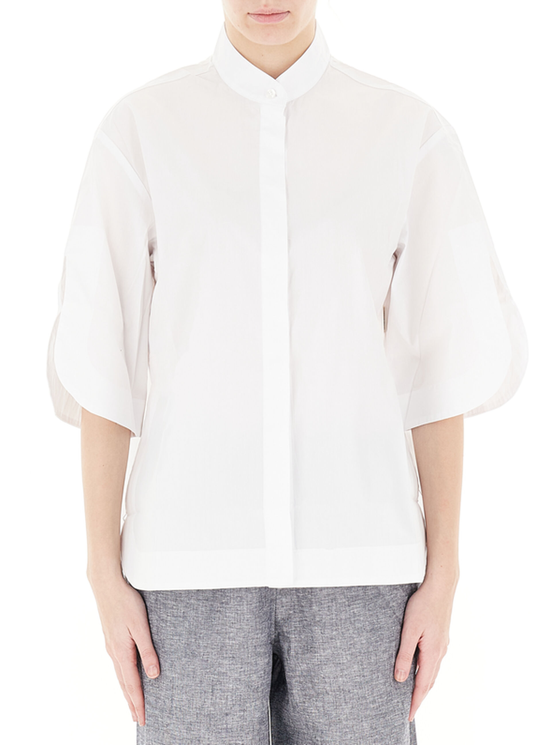 Camicia alla coreana ORIGINALS BIANCO L