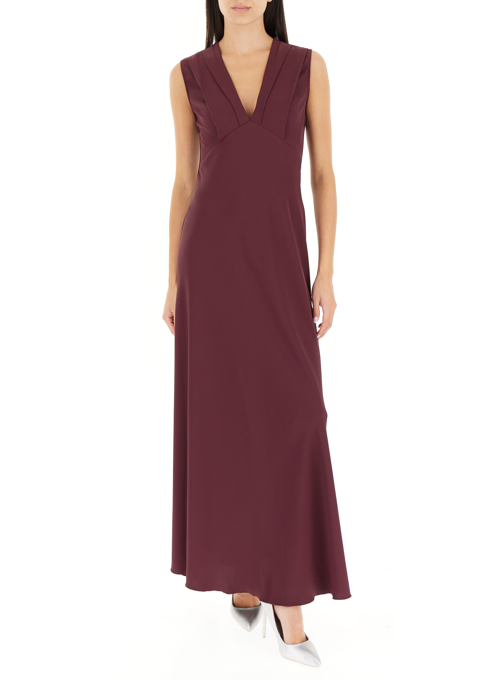 Abito scollo V BORDEAUX L