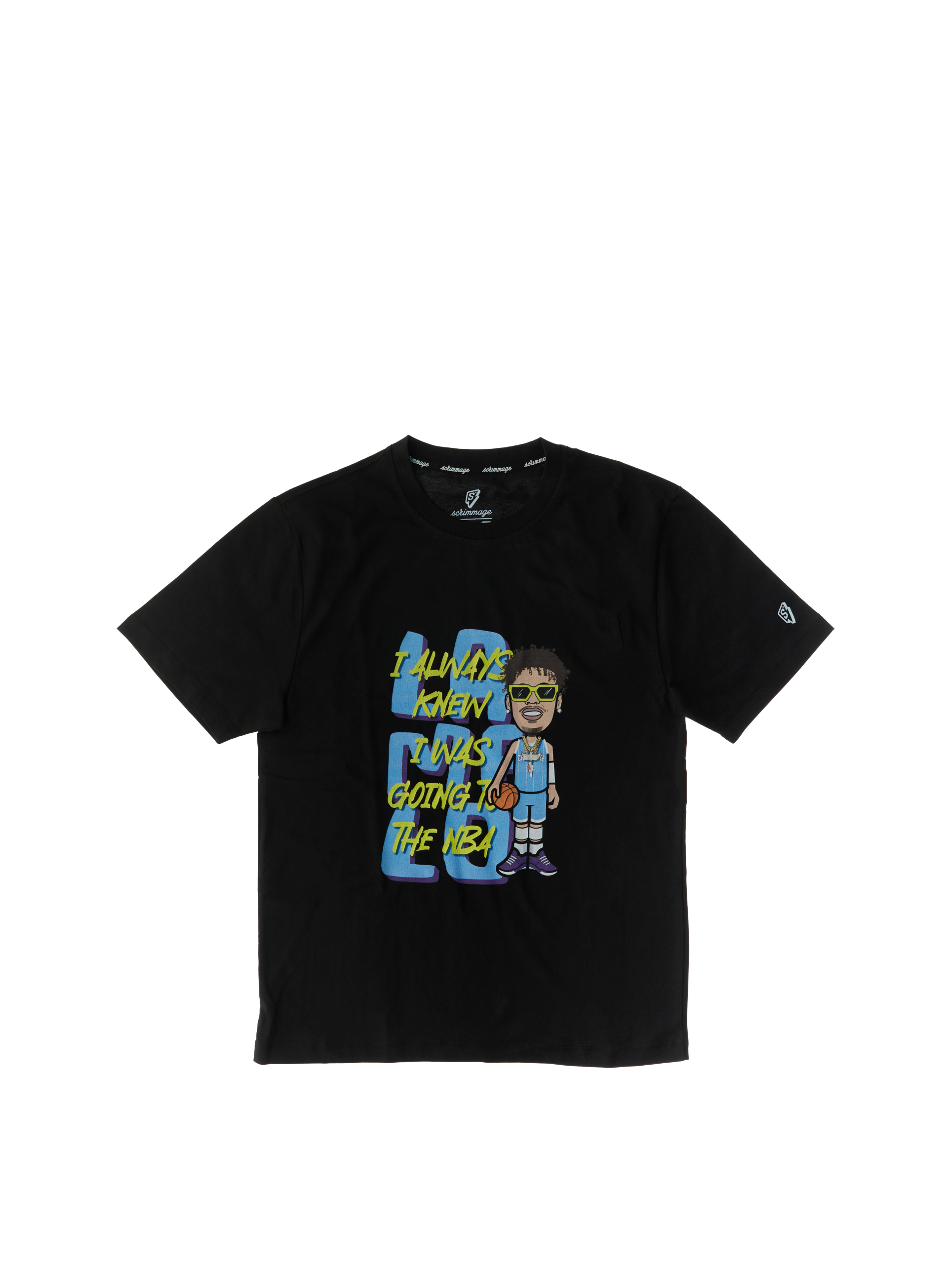 T-shirt girocollo NERO XXS