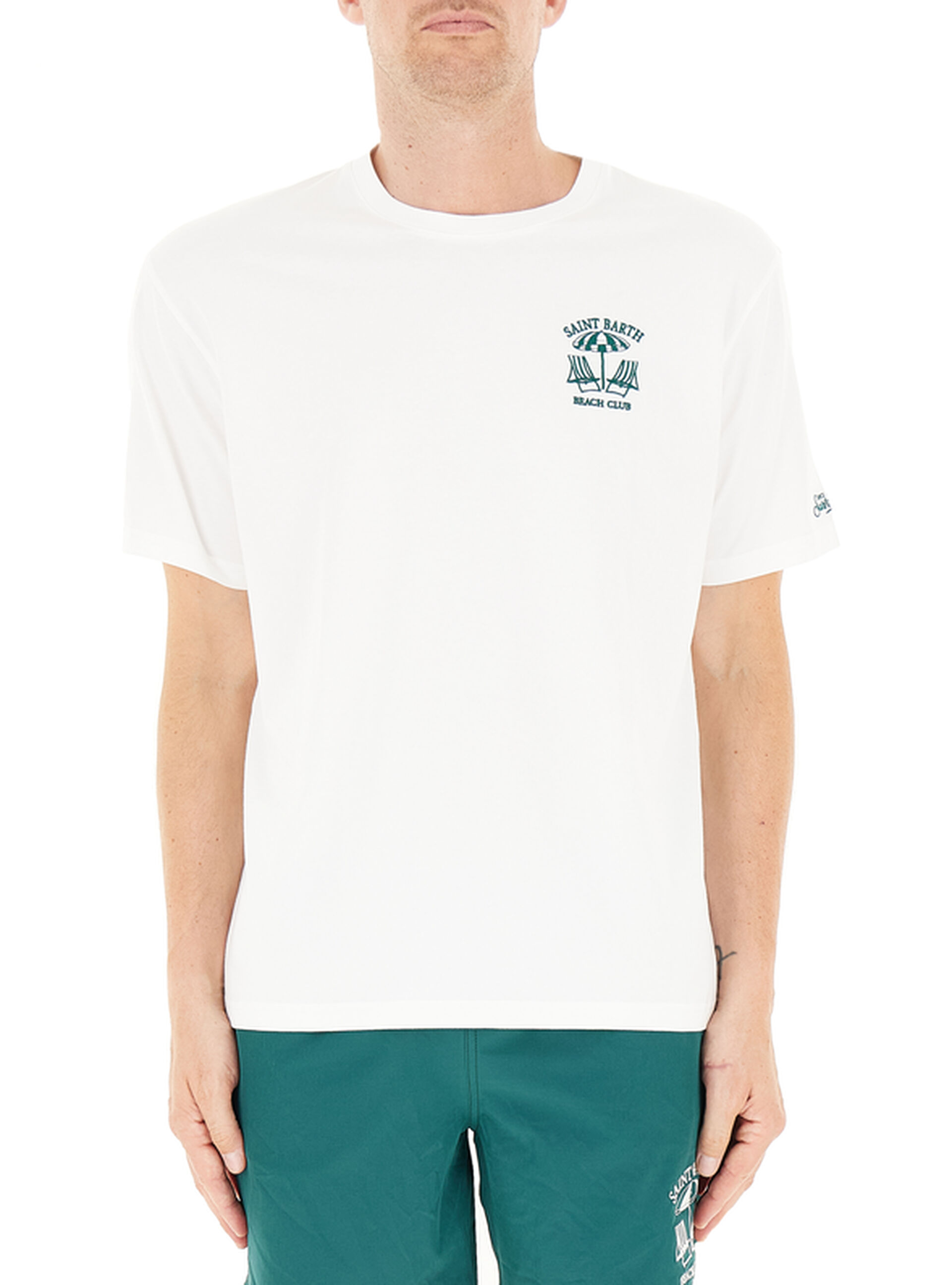 T-shirt girocollo BIANCO L