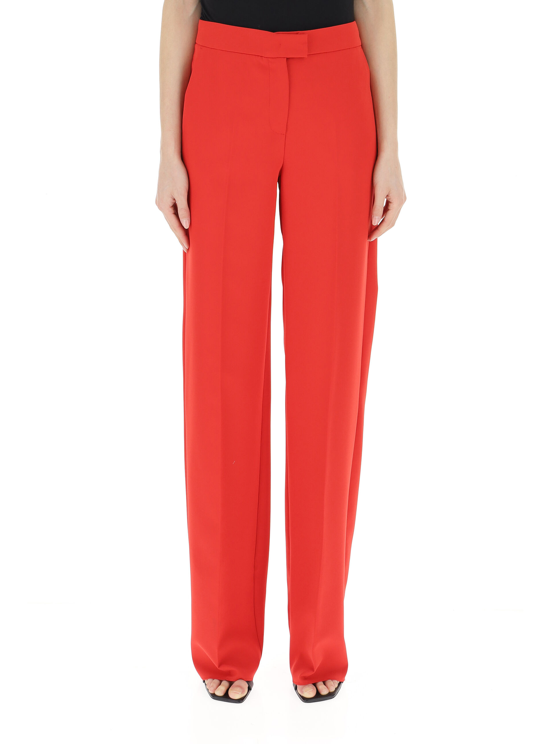 Pantalone gamba dritta ROSSO