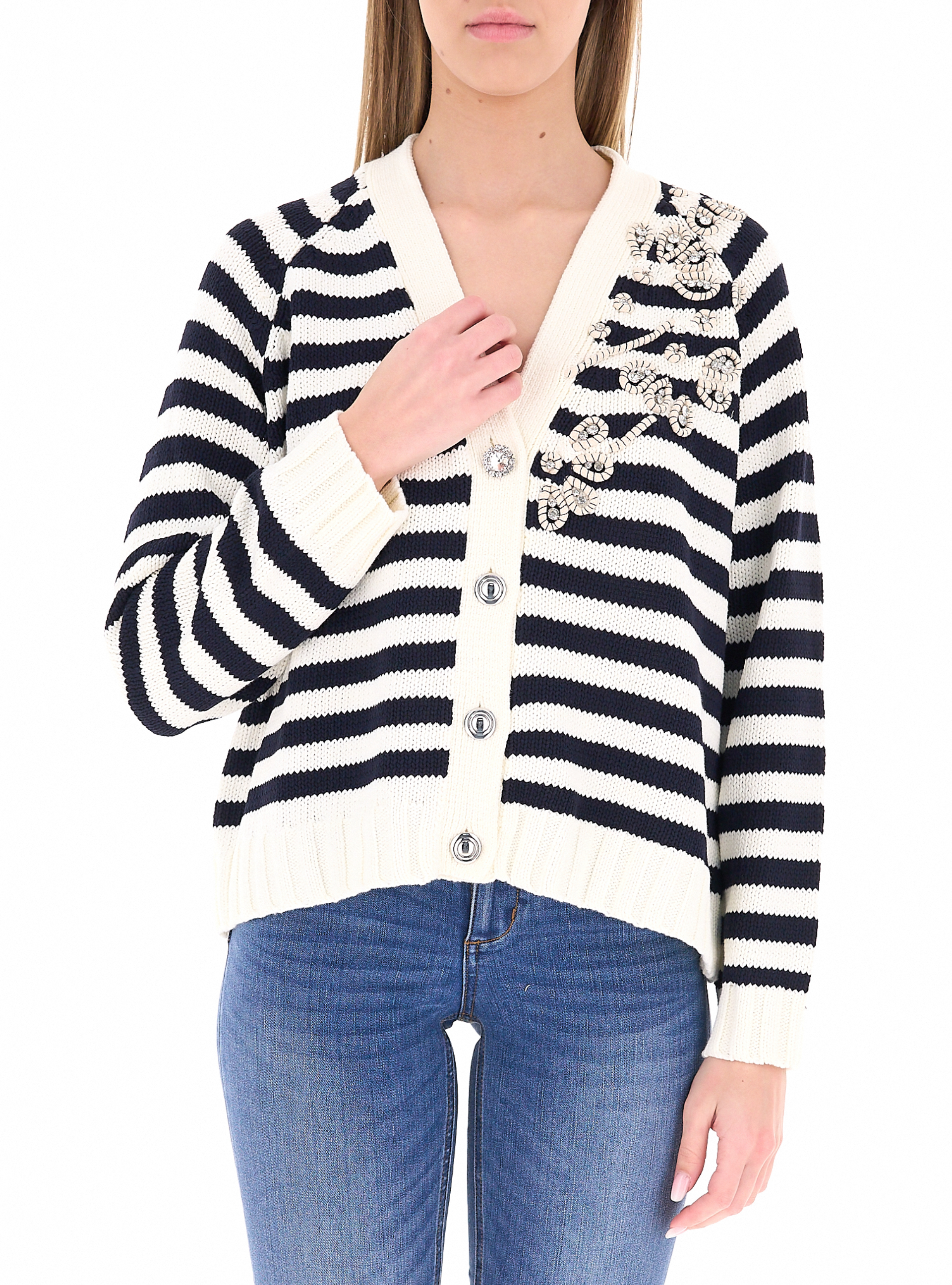 Cardigan con ricami LIU JEANS