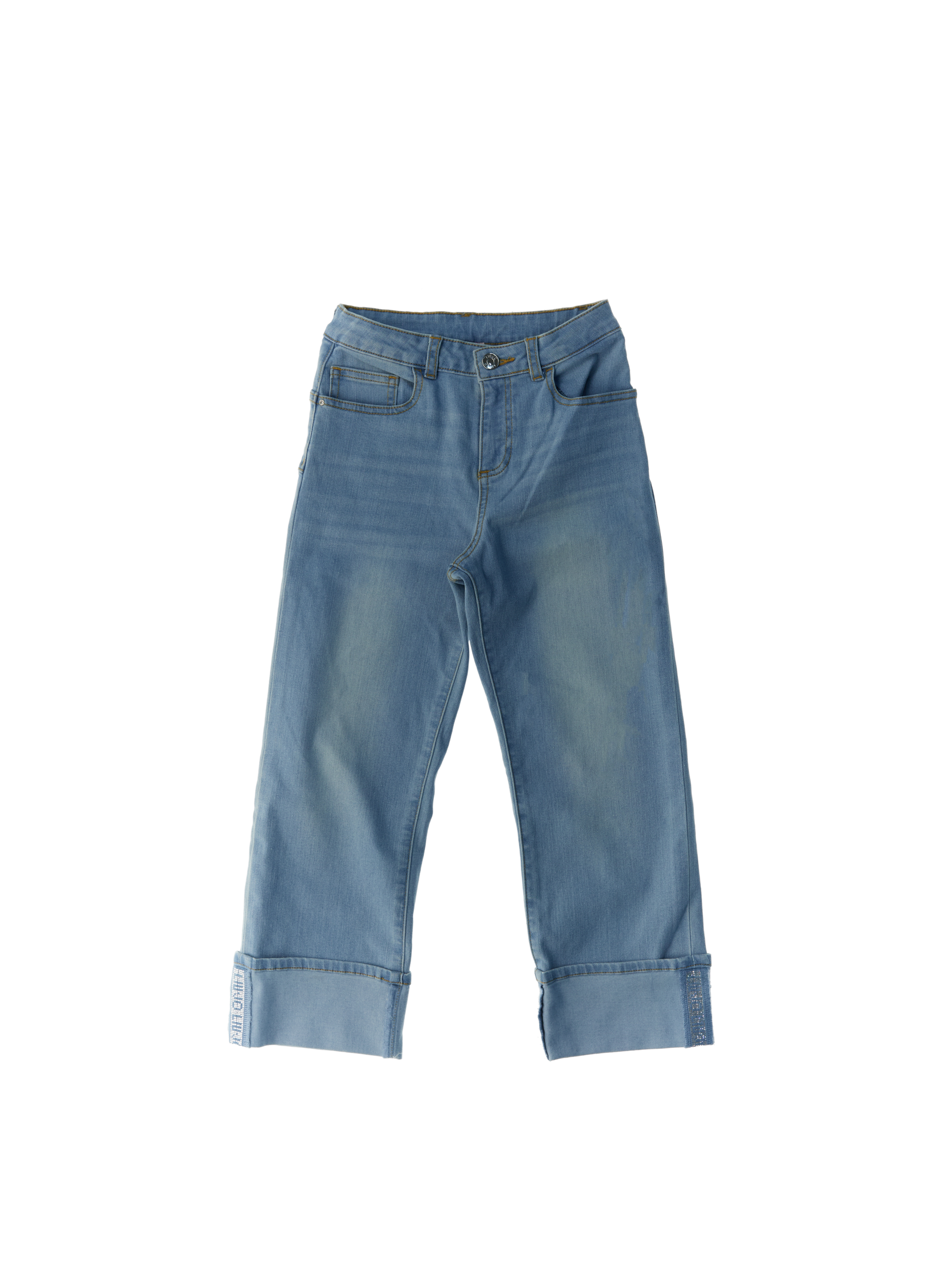 Jeans Boyfriend JUNIOR AZZURRO CHIARO