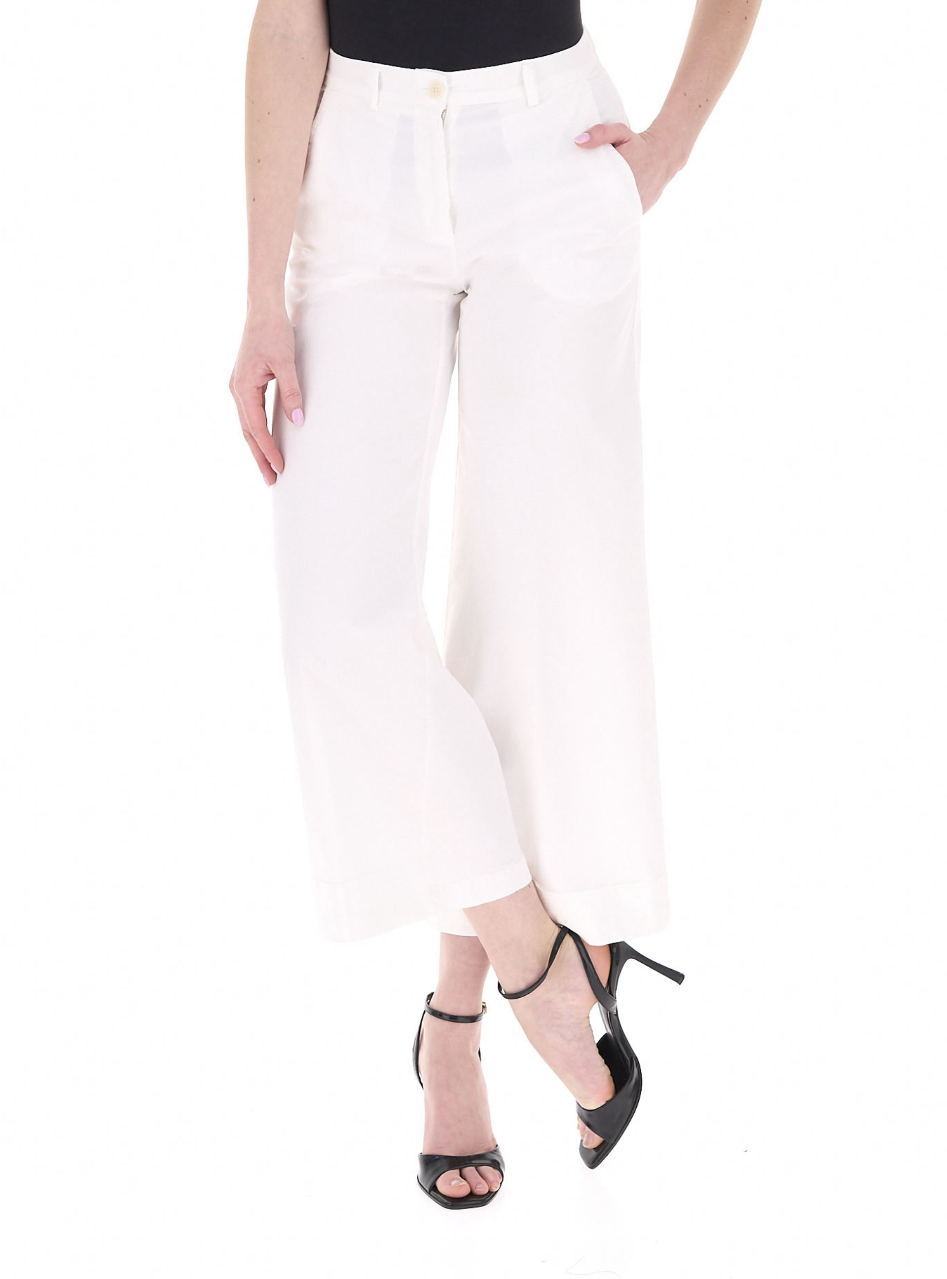 LINKS Pantalone wide leg PANNA