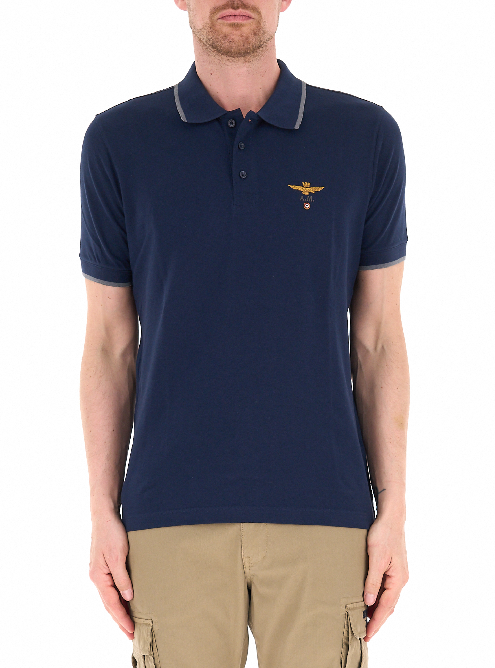 Polo maniche corte BLU NAVY