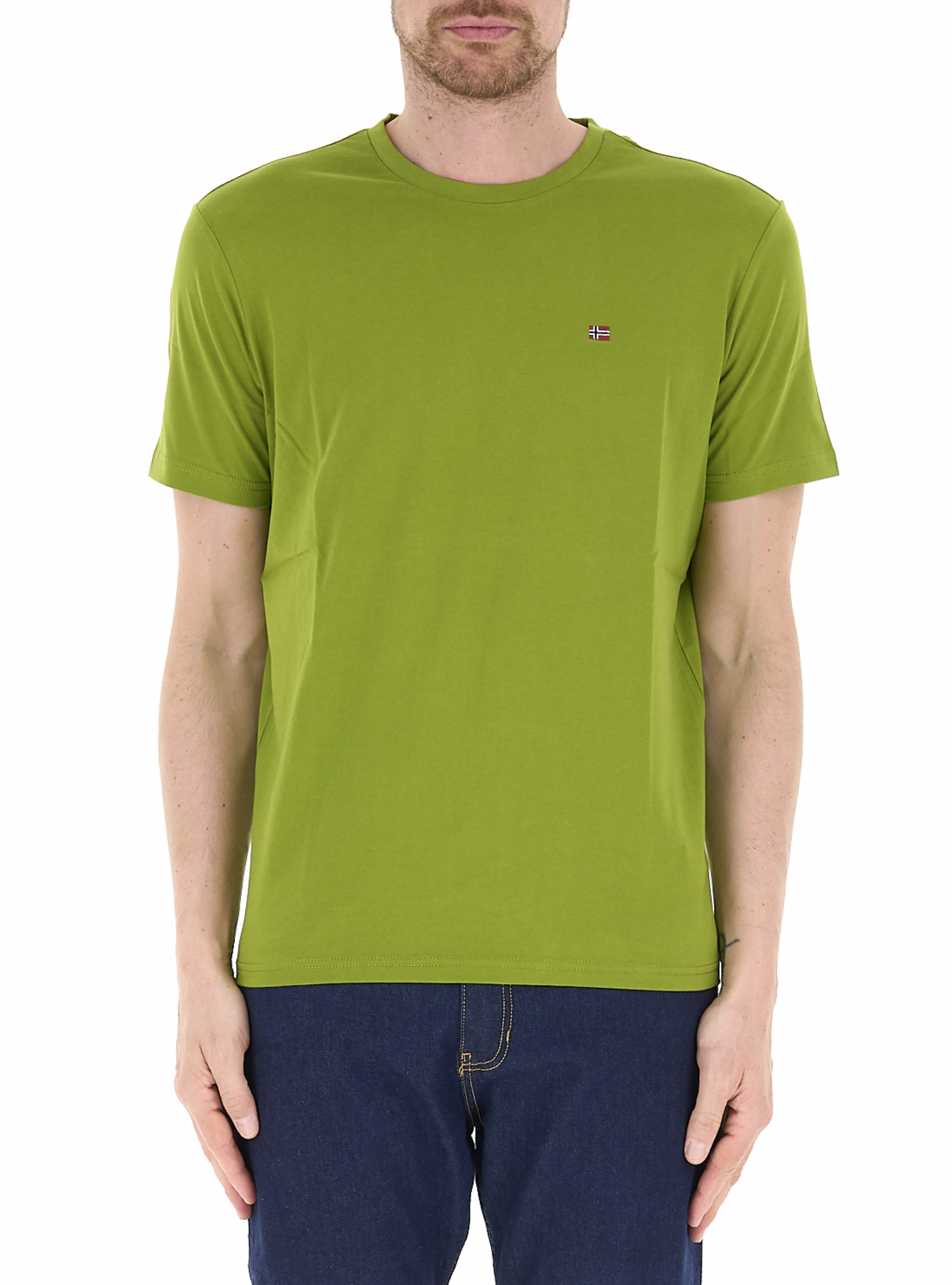 Napapijri T-shirt girocollo VERDE