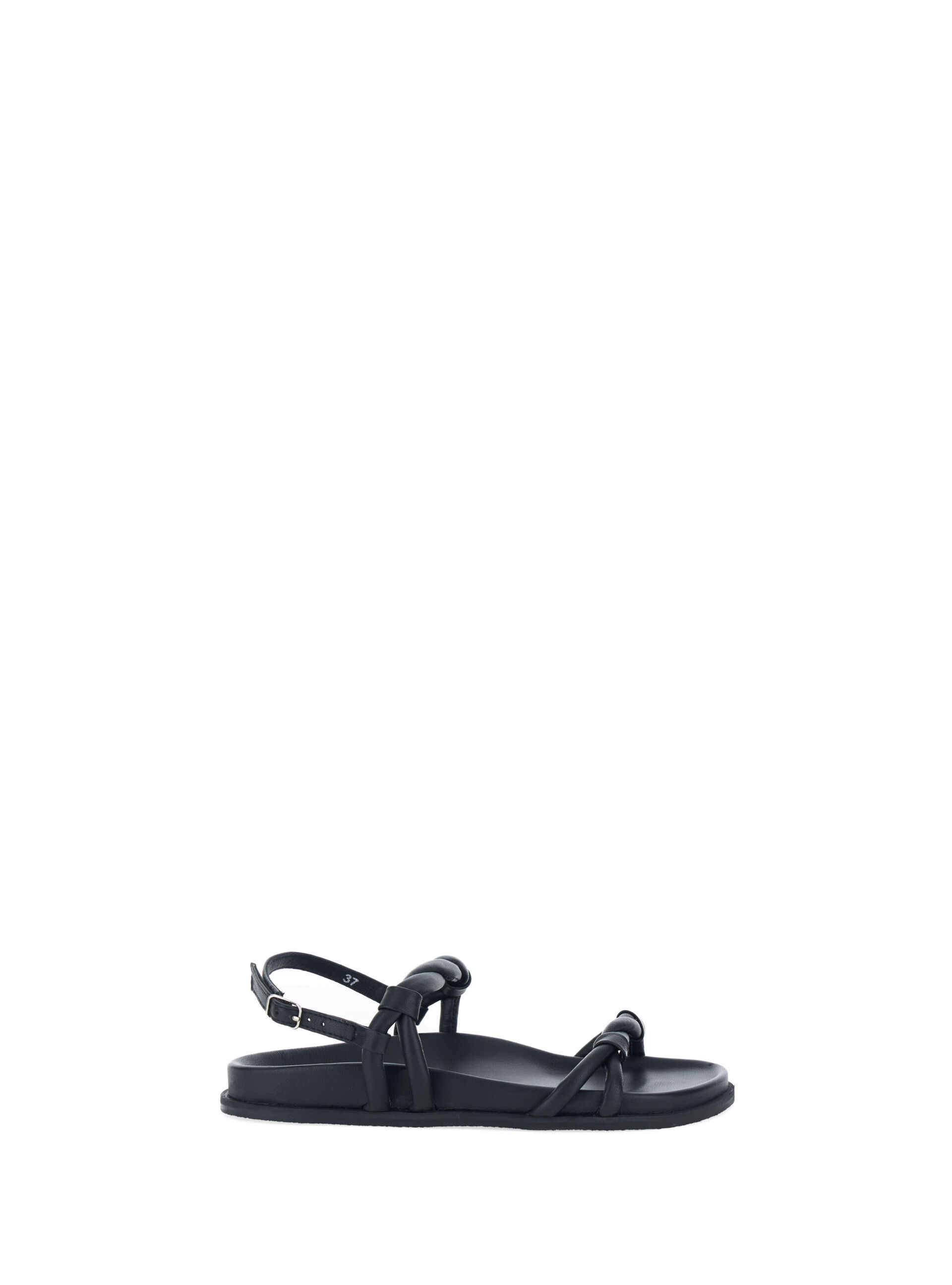ELENA IACHI Sandali in pelle NERO