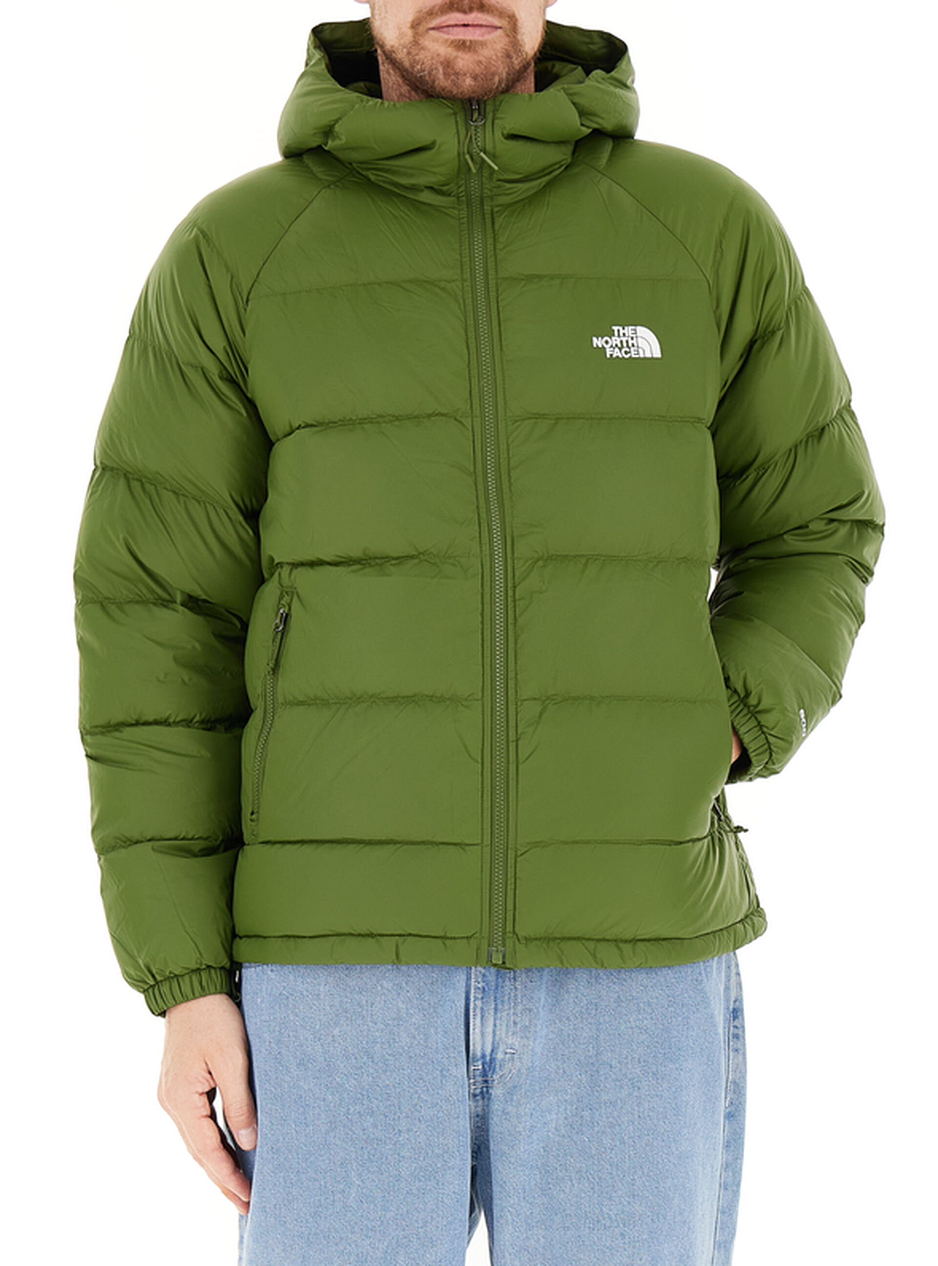 Piumino con cappuccio VERDE XL