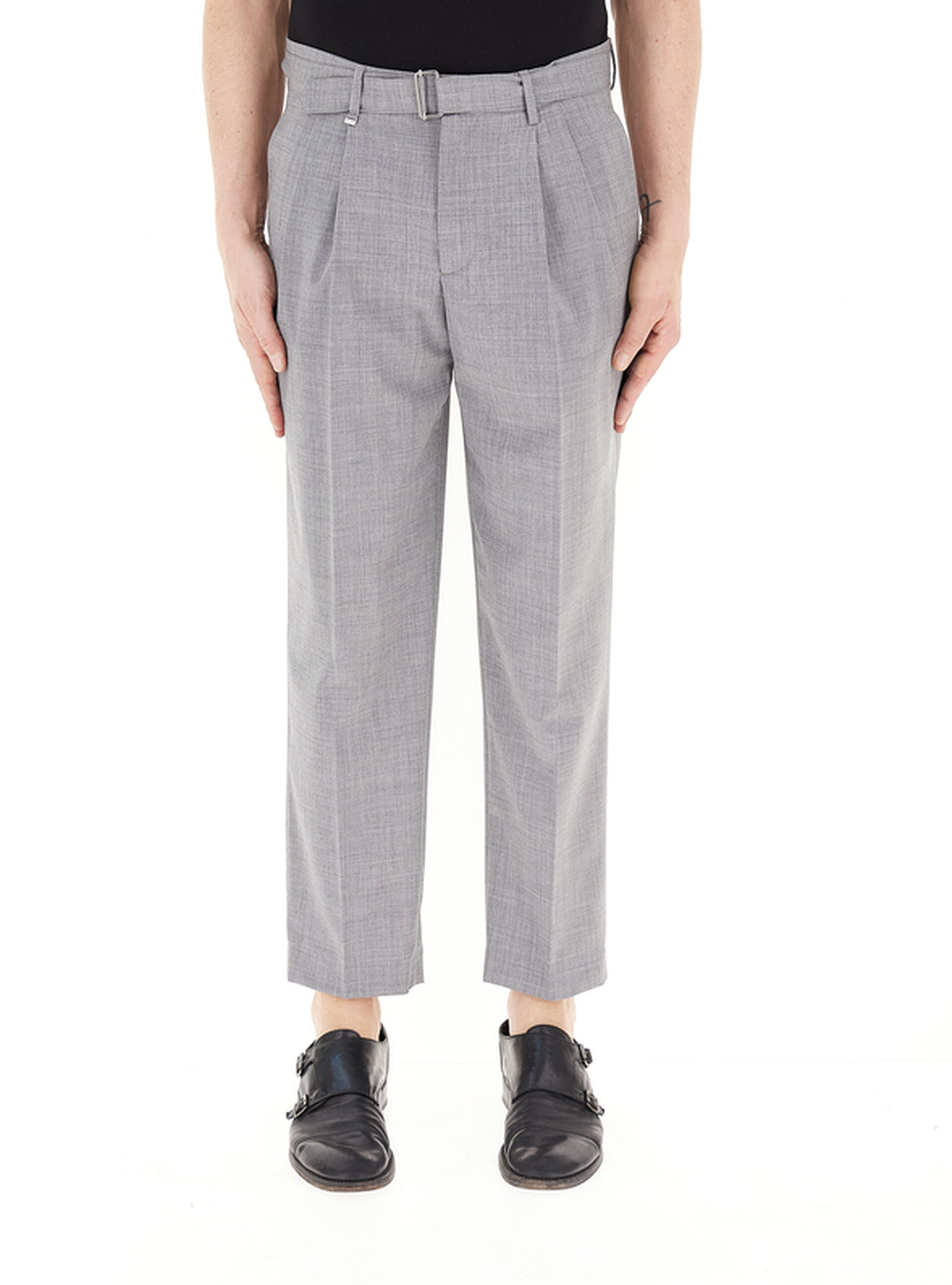 Pantalone misto lana GRIGIO
