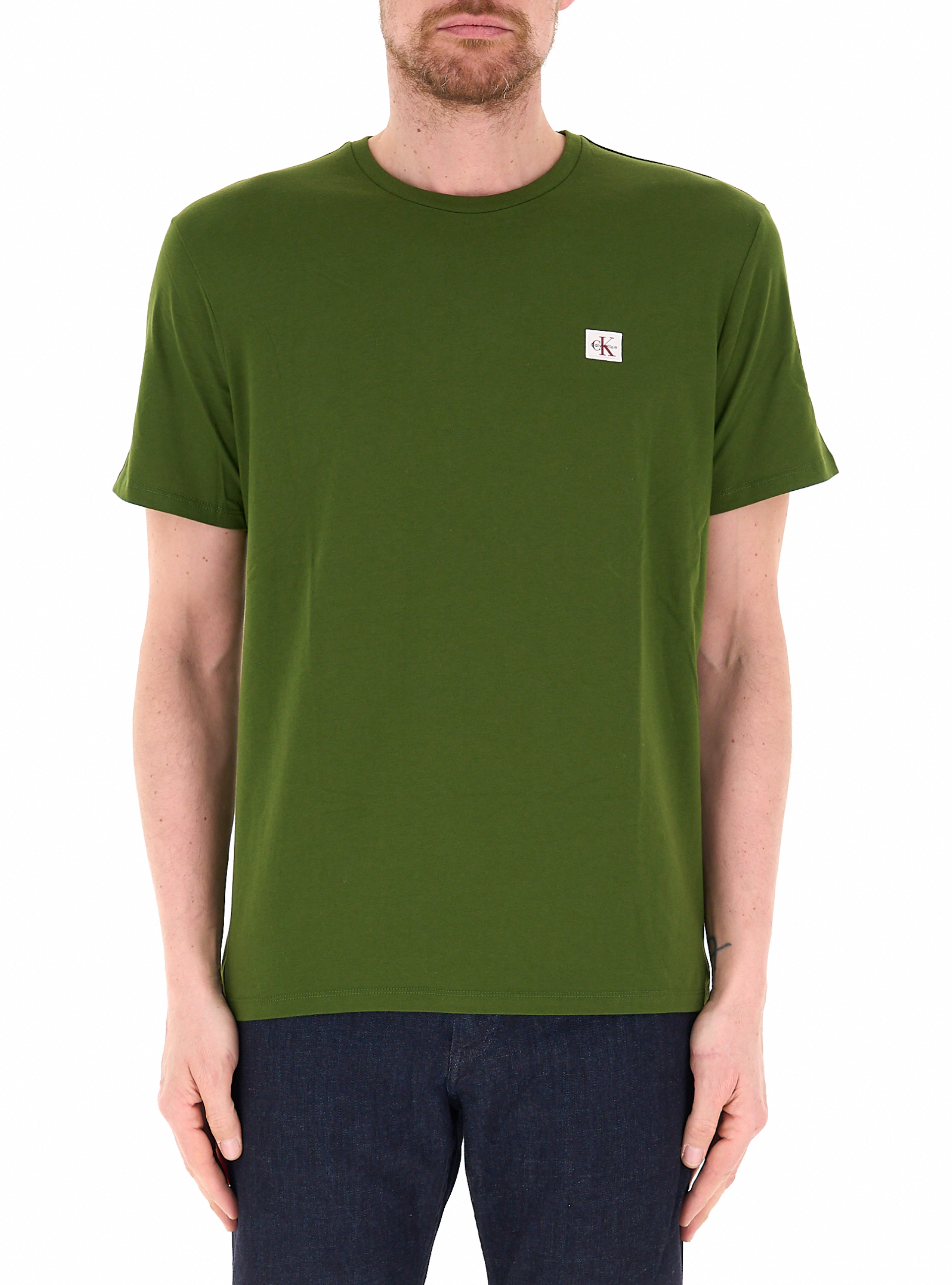T-shirt in cotone VERDE