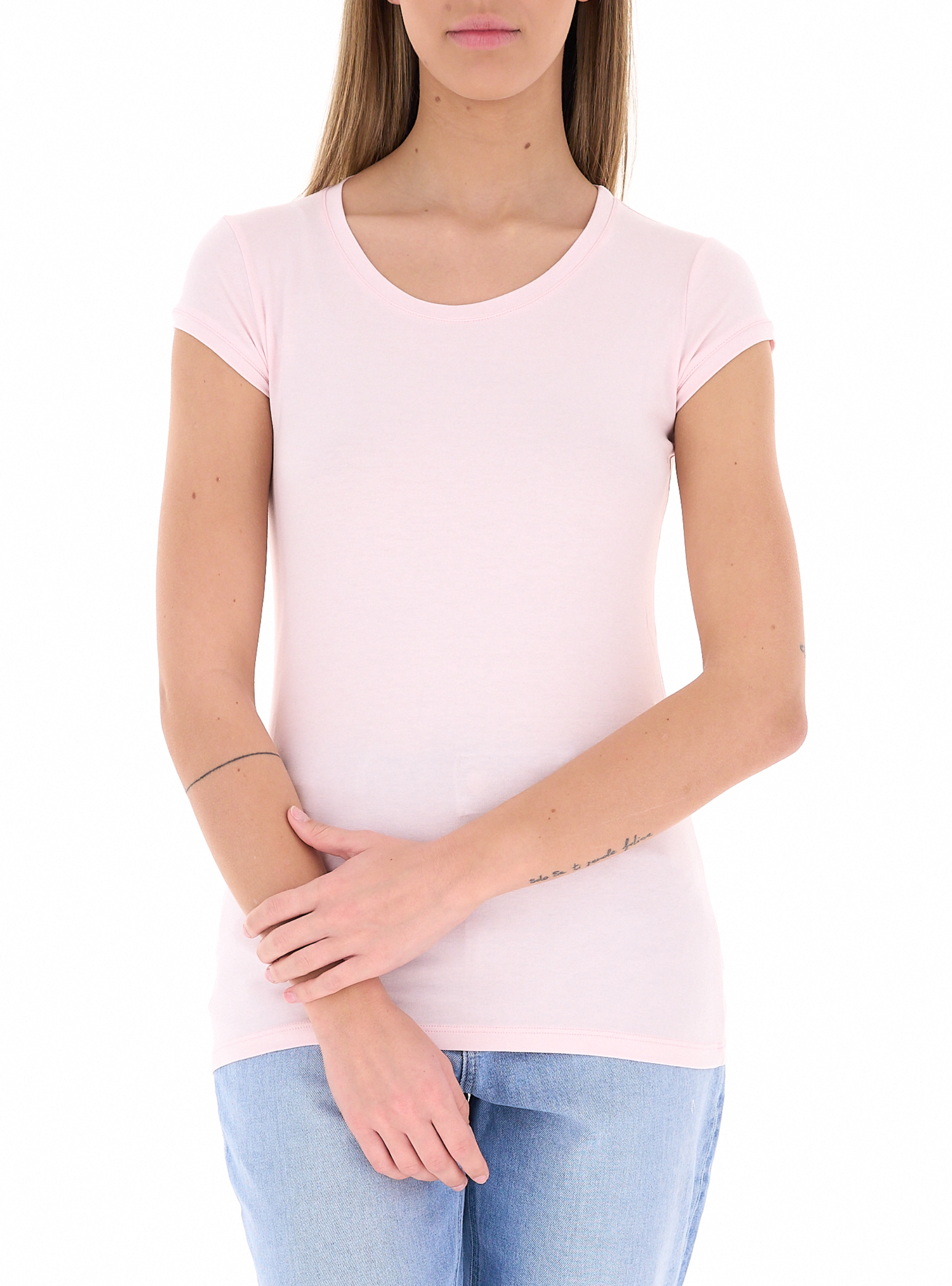 VICOLO T-shirt in viscosa ROSA UNI