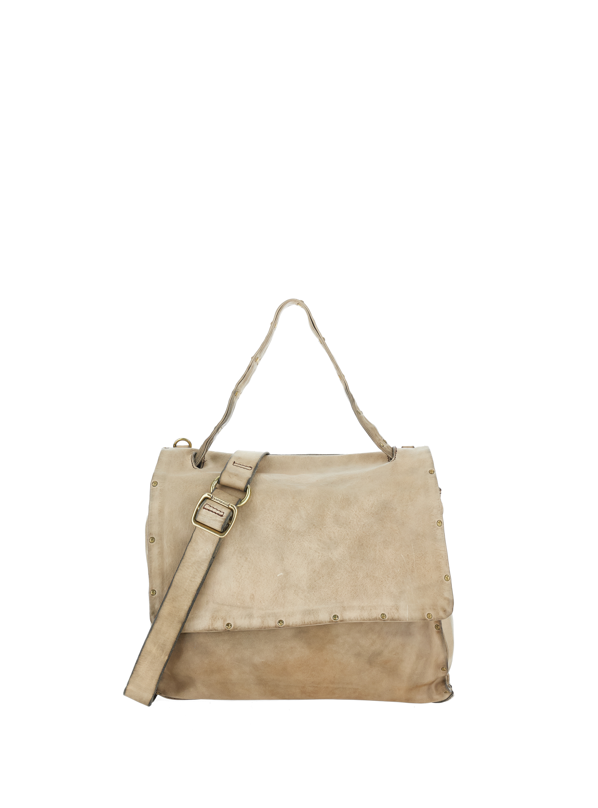 CAMPOMAGGI Borsa in pelle BEIGE U