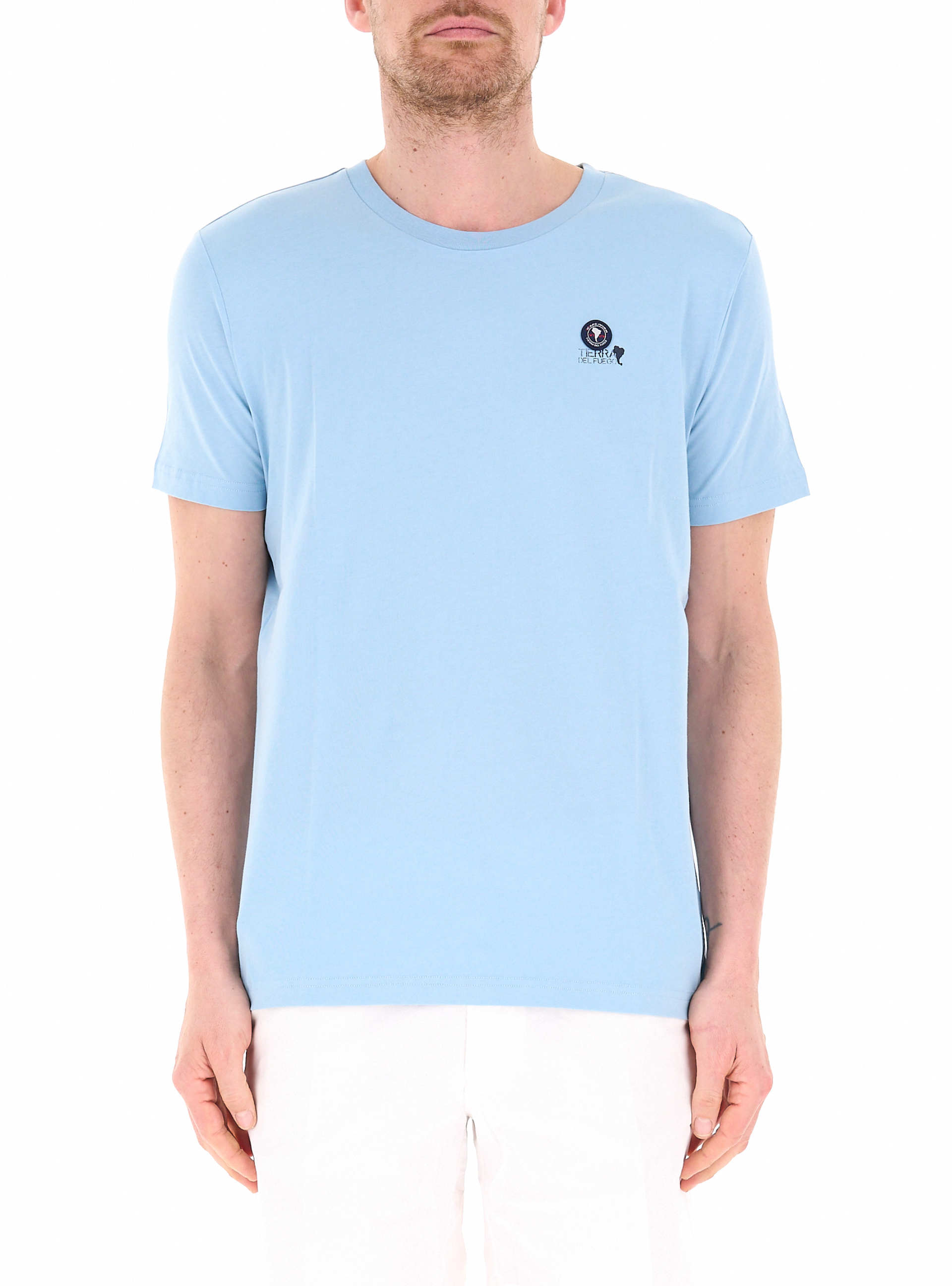 T-shirt in cotone AZZURRO CHIARO