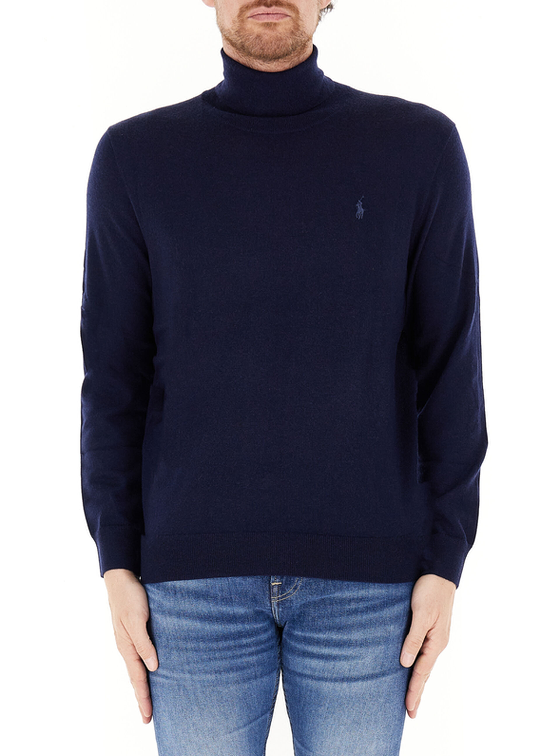 Dolcevita in lana POLO BLU SCURO XXL