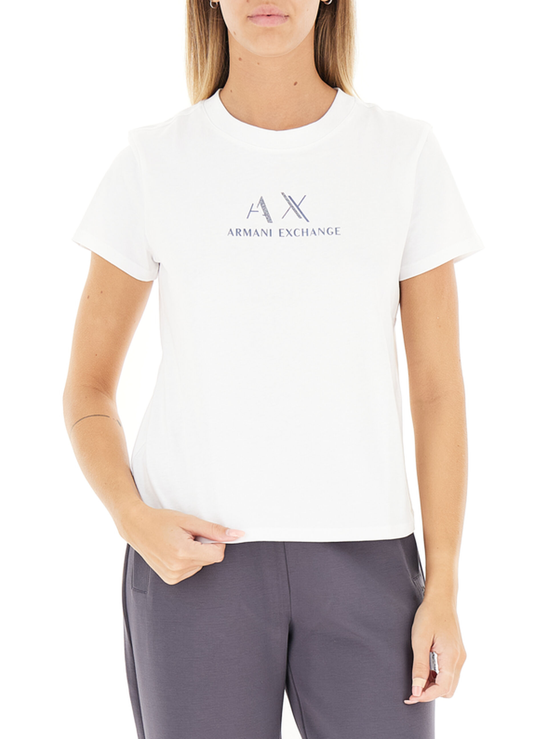 T-shirt girocollo BIANCO