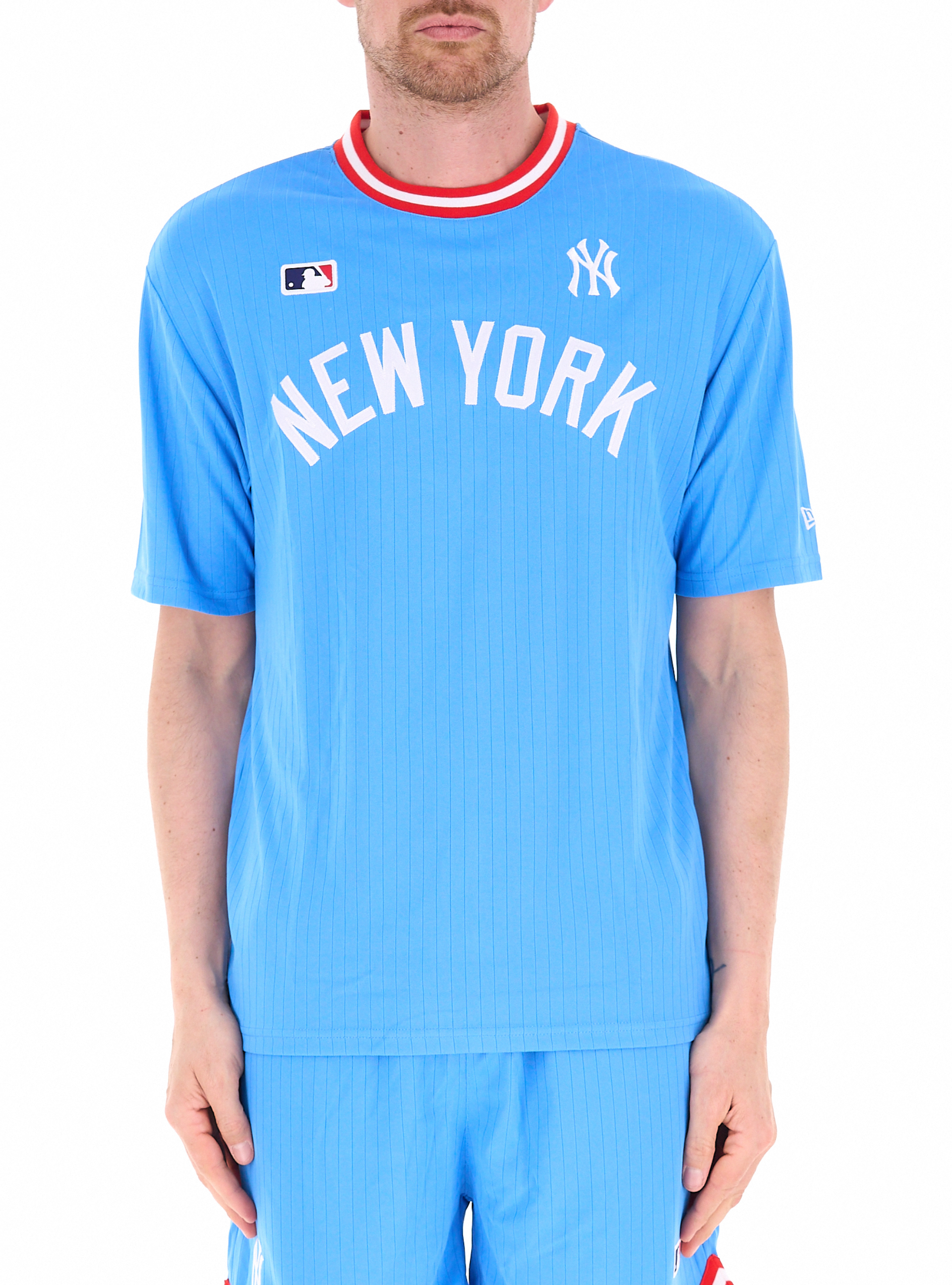 New era T-shirt girocollo AZZURRO