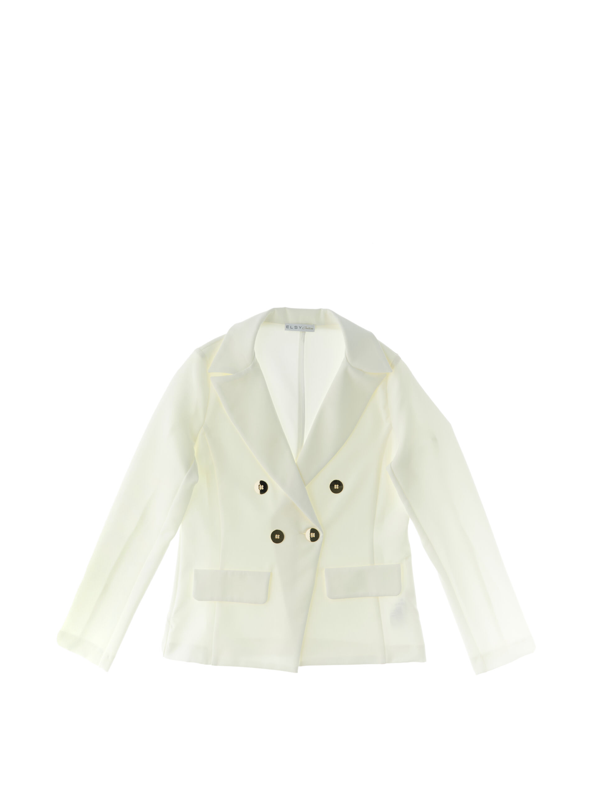 E.L.S.Y. Blazer doppiopetto BIANCO