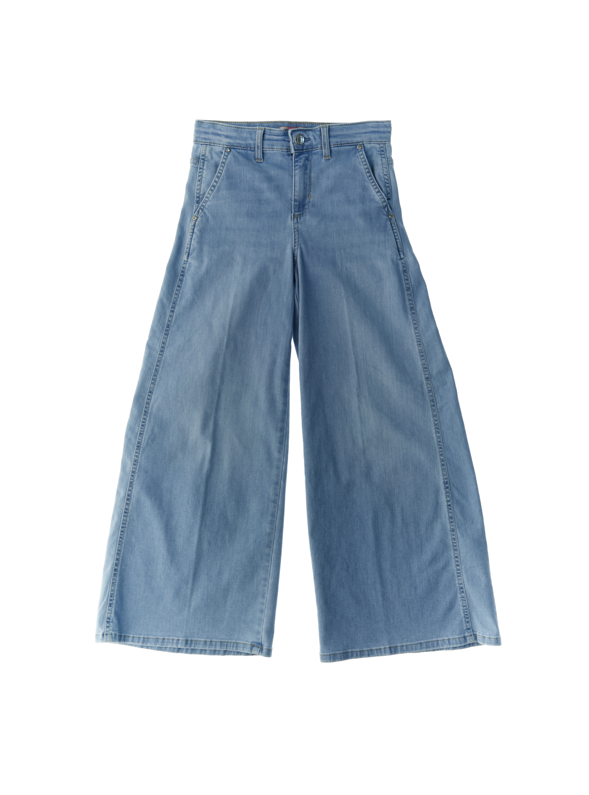 Jeans wide leg JUNIOR AZZURRO CHIARO L