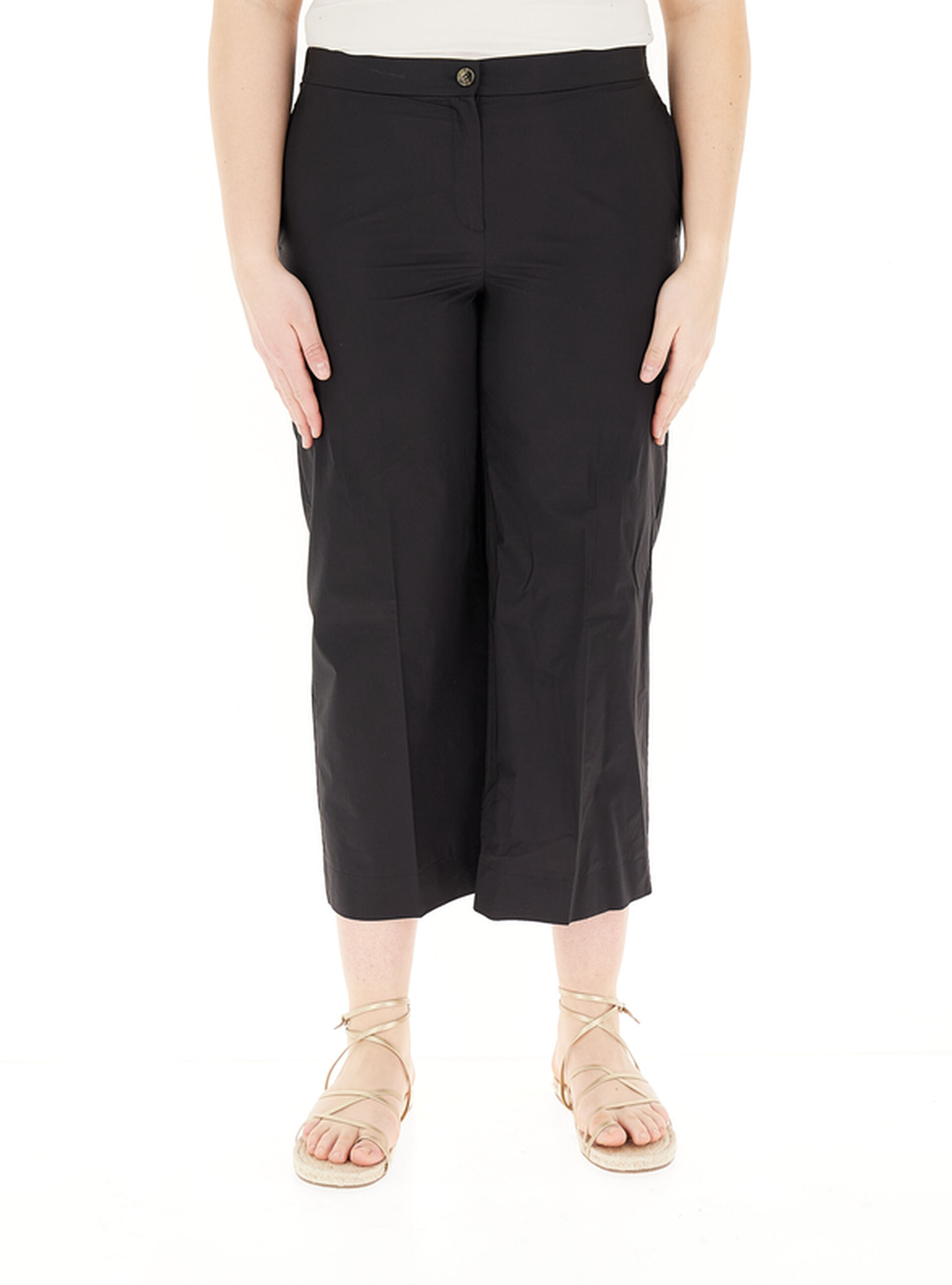 Pantalone wide leg NERO 25