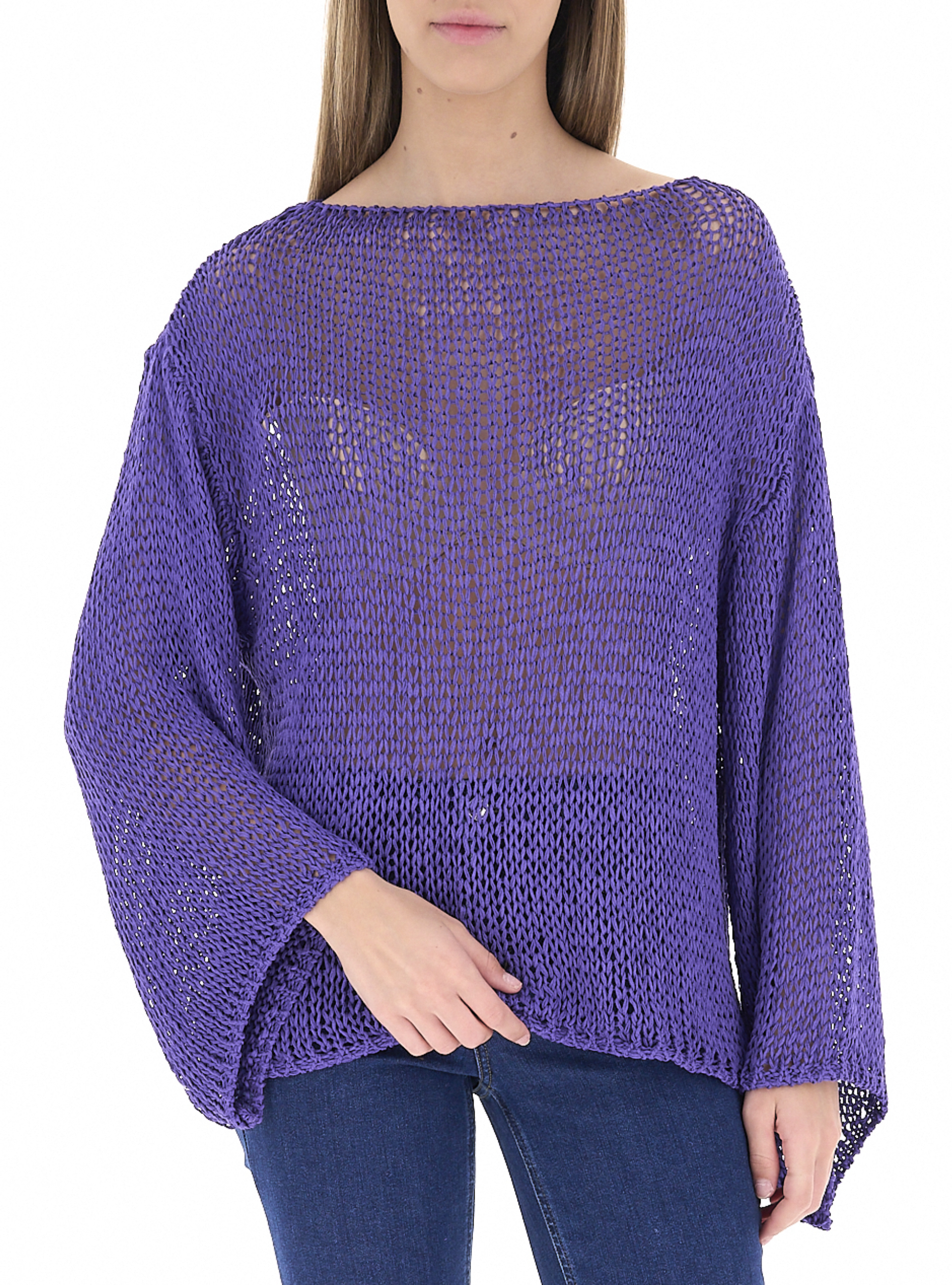 VICOLO Maglia maniche lunghe VIOLA