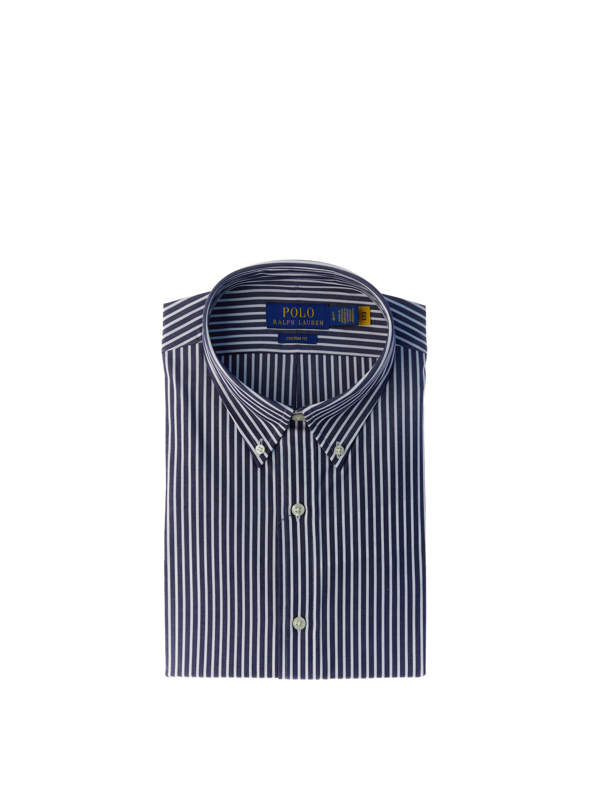 Camicia a righe POLO BLU SCURO S