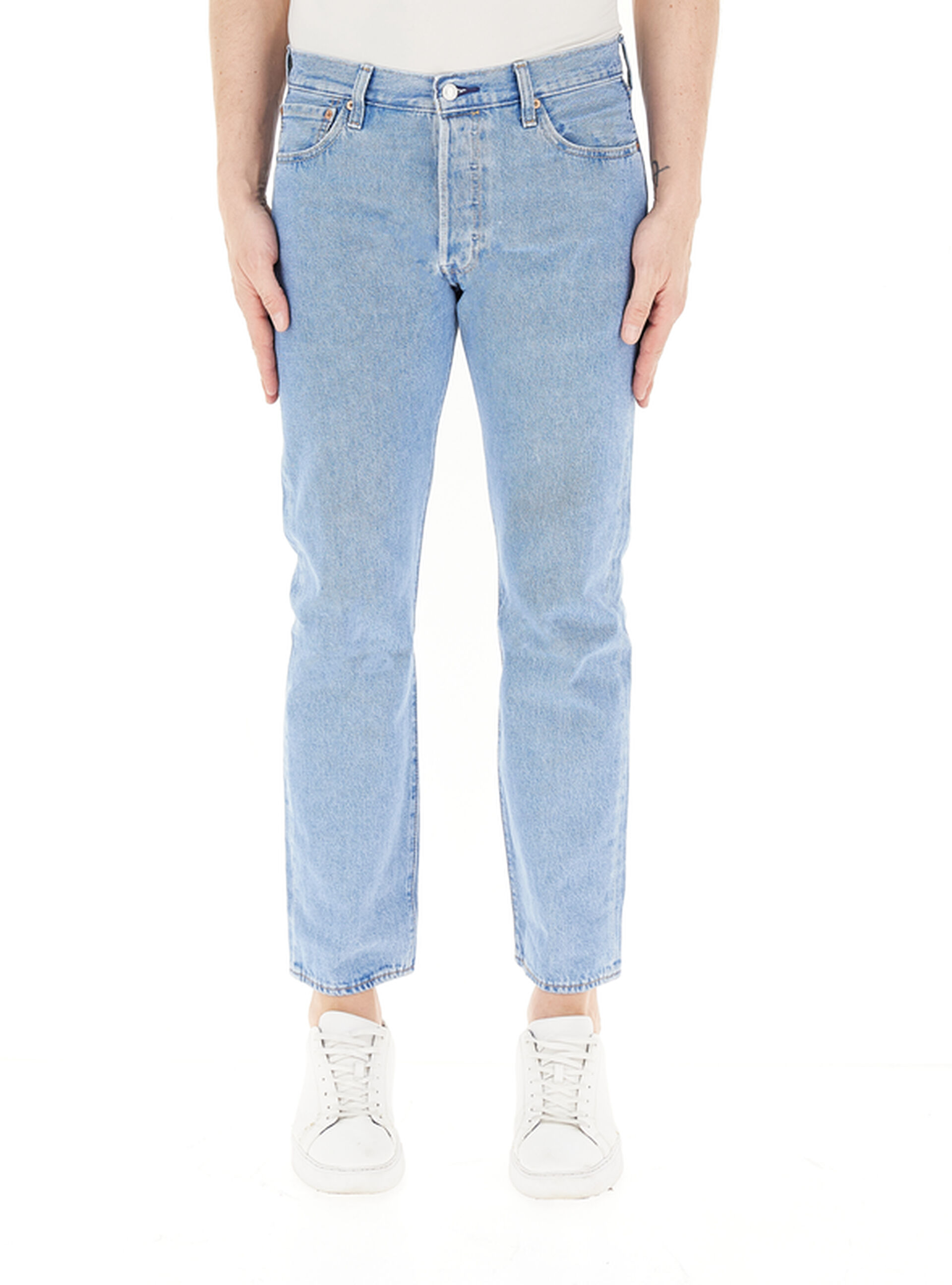 Jeans straight leg LEVI'S AZZURRO CHIARO 28