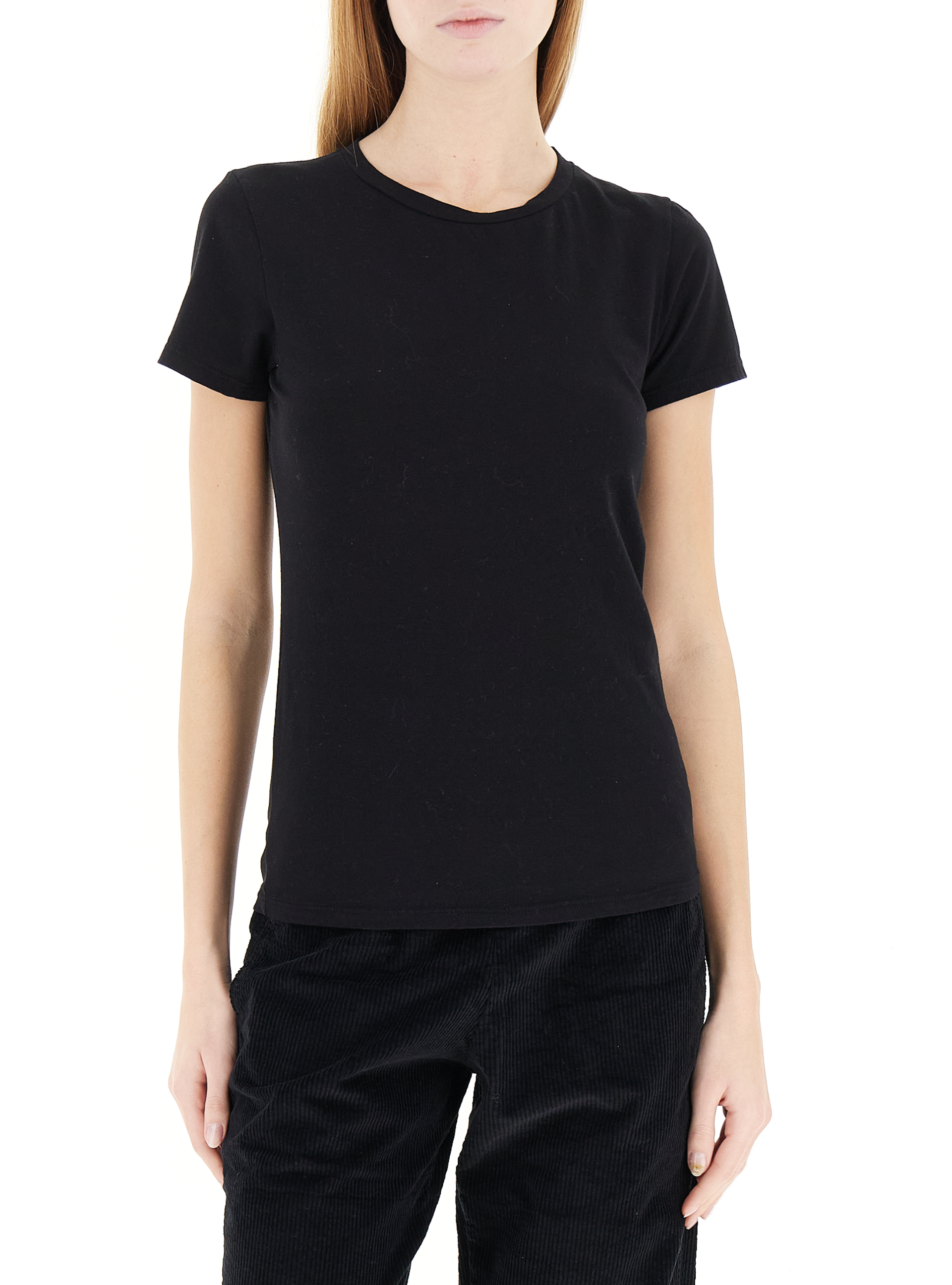 DEHA T-shirt in cotone NERO