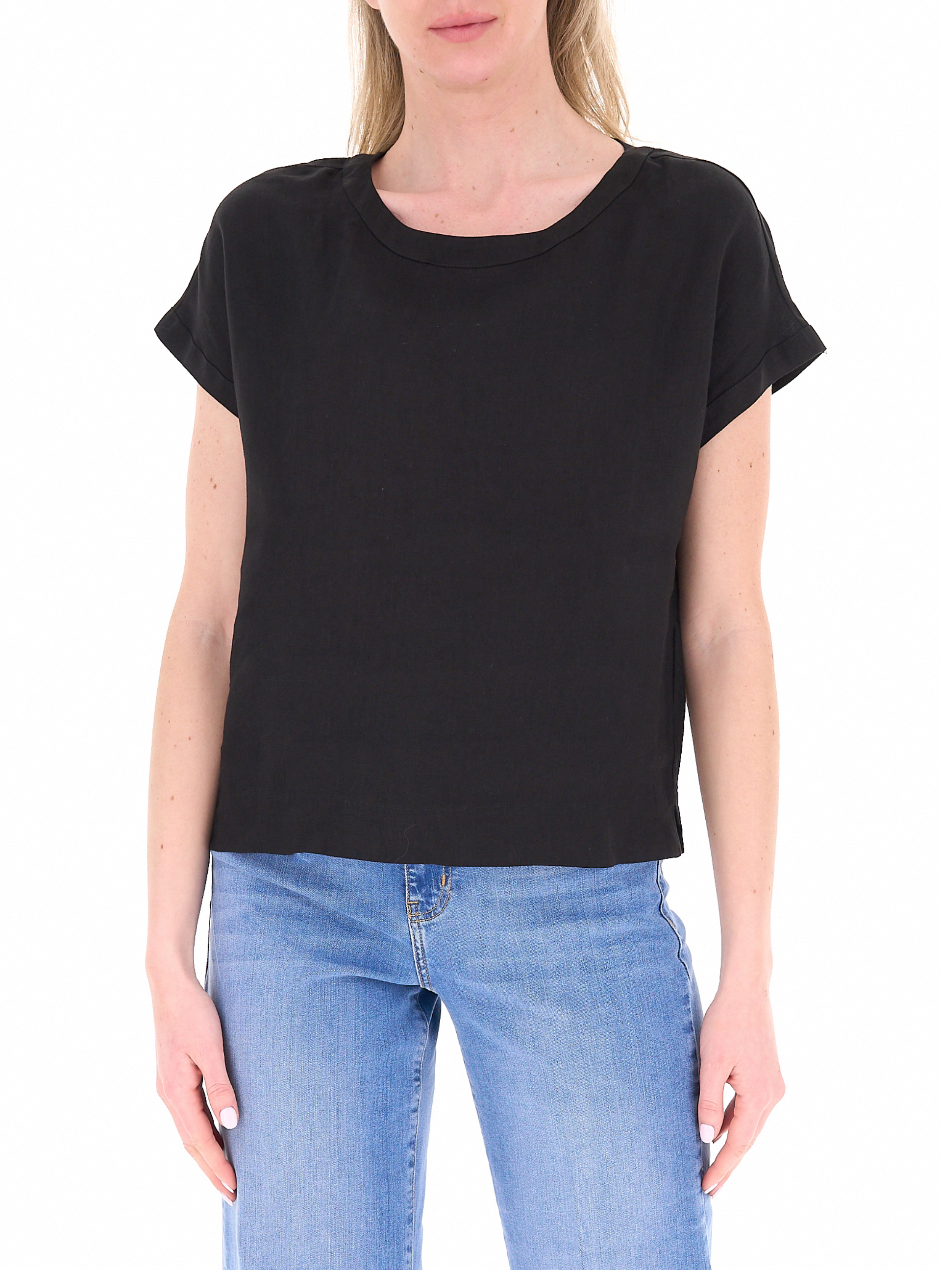 EMME MARELLA Blusa in lino NERO