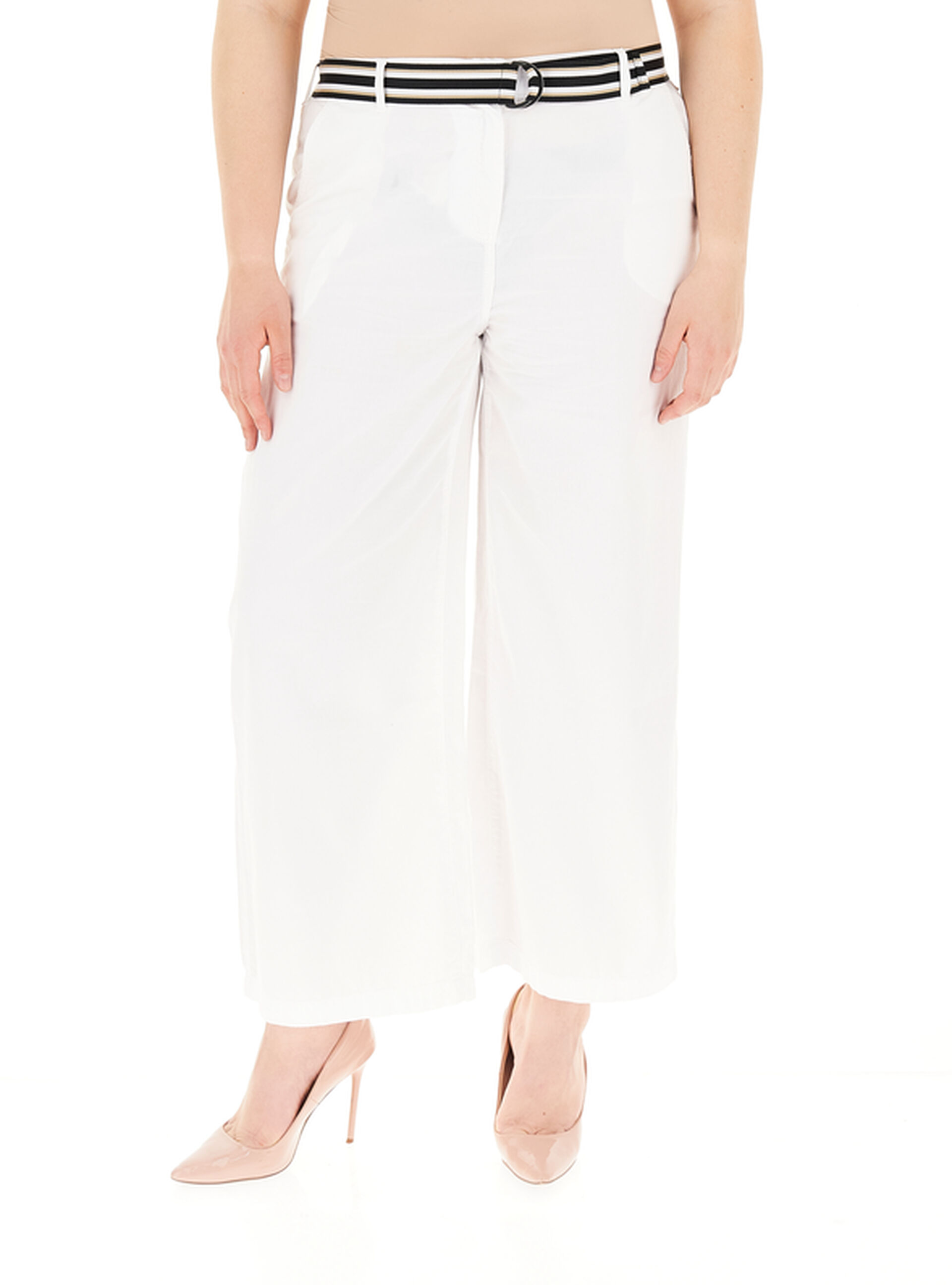 Pantalone in cotone PANNA